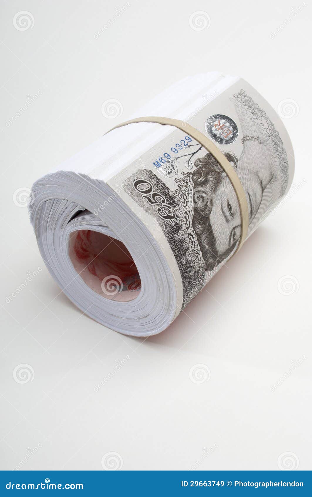 Roll of British Paper Currency Editorial Stock Image Image of investment, sterling 29663749