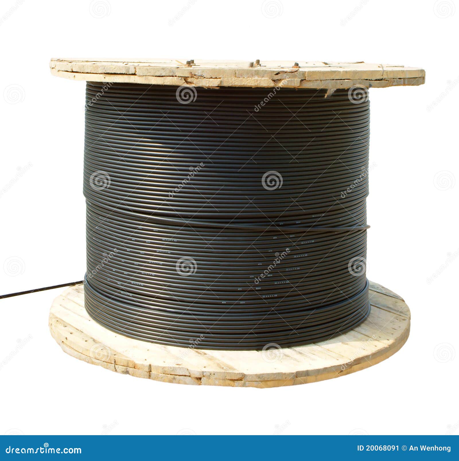 Roll of cable stock image. Image of construction, cable 20068091