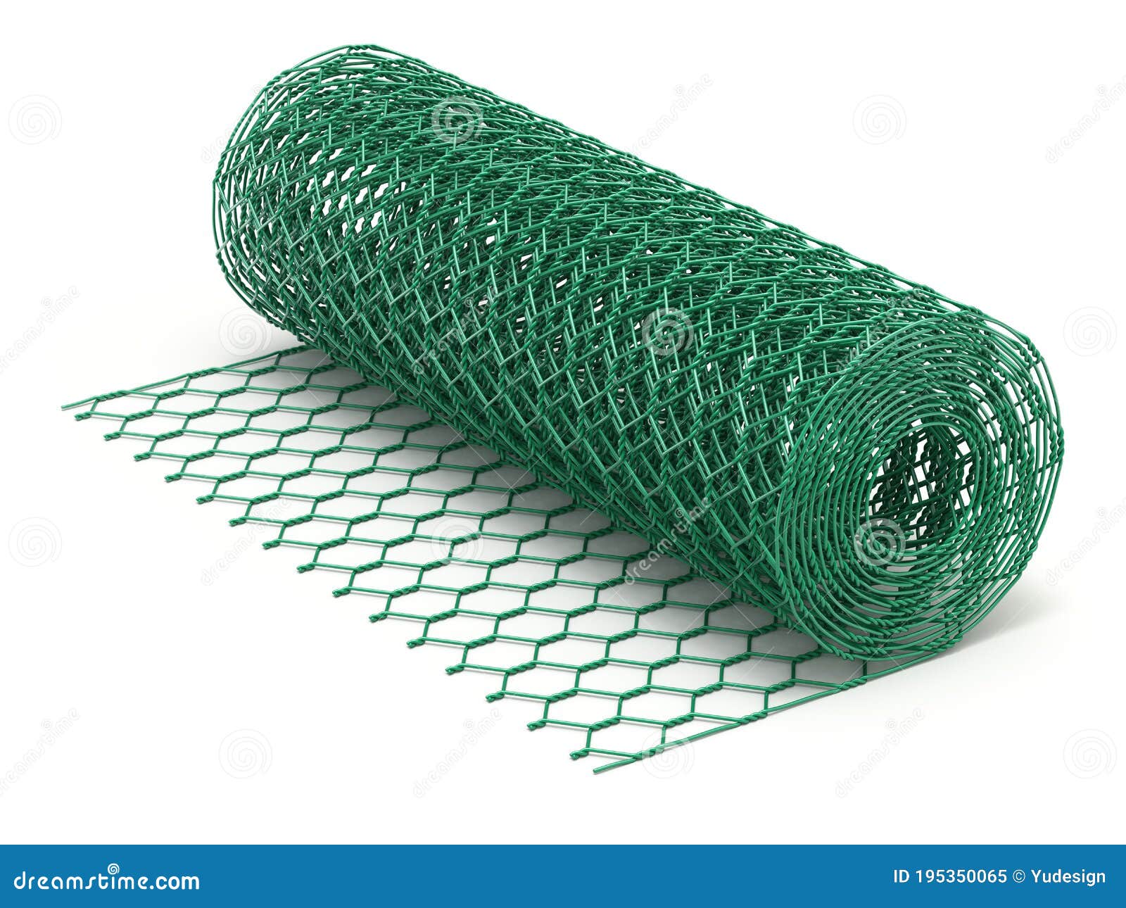 Roll of Chicken Wire Mesh Fence Stock Illustration - Illustration of  industry, frame: 195350065