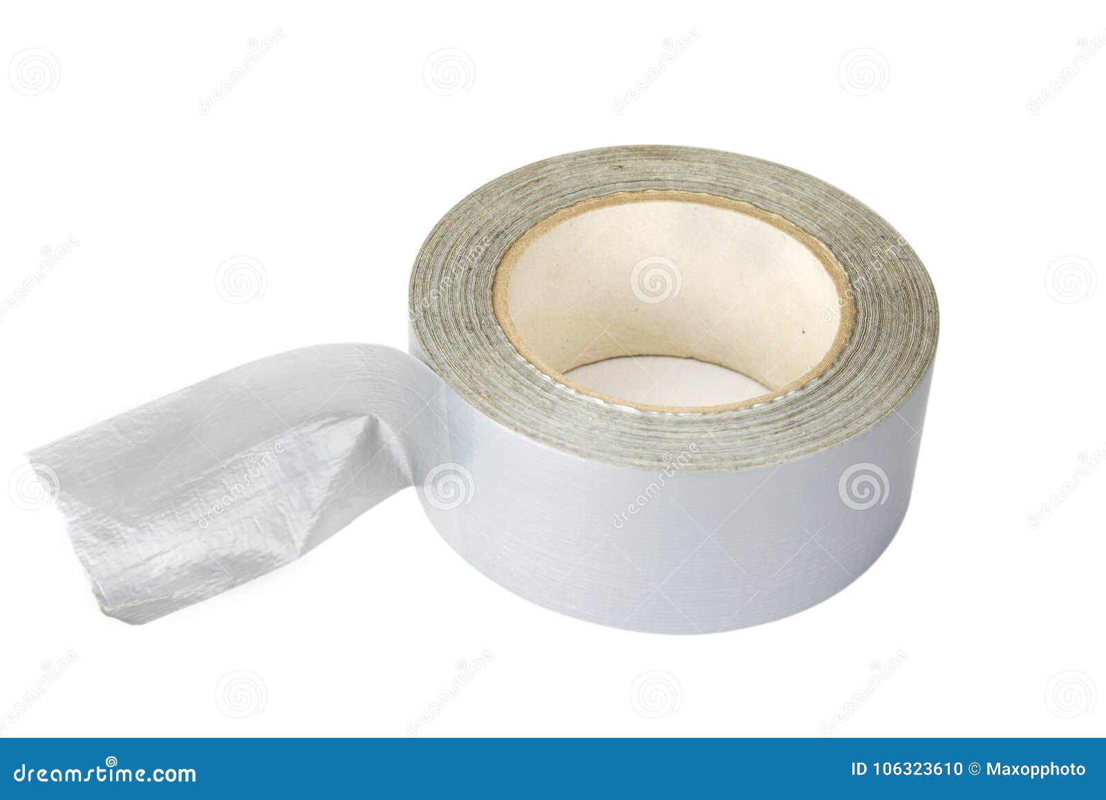 Roll of Duck or Duct Tape on the White Background. Stock Photo - Image of  duct, insulating: 106323610