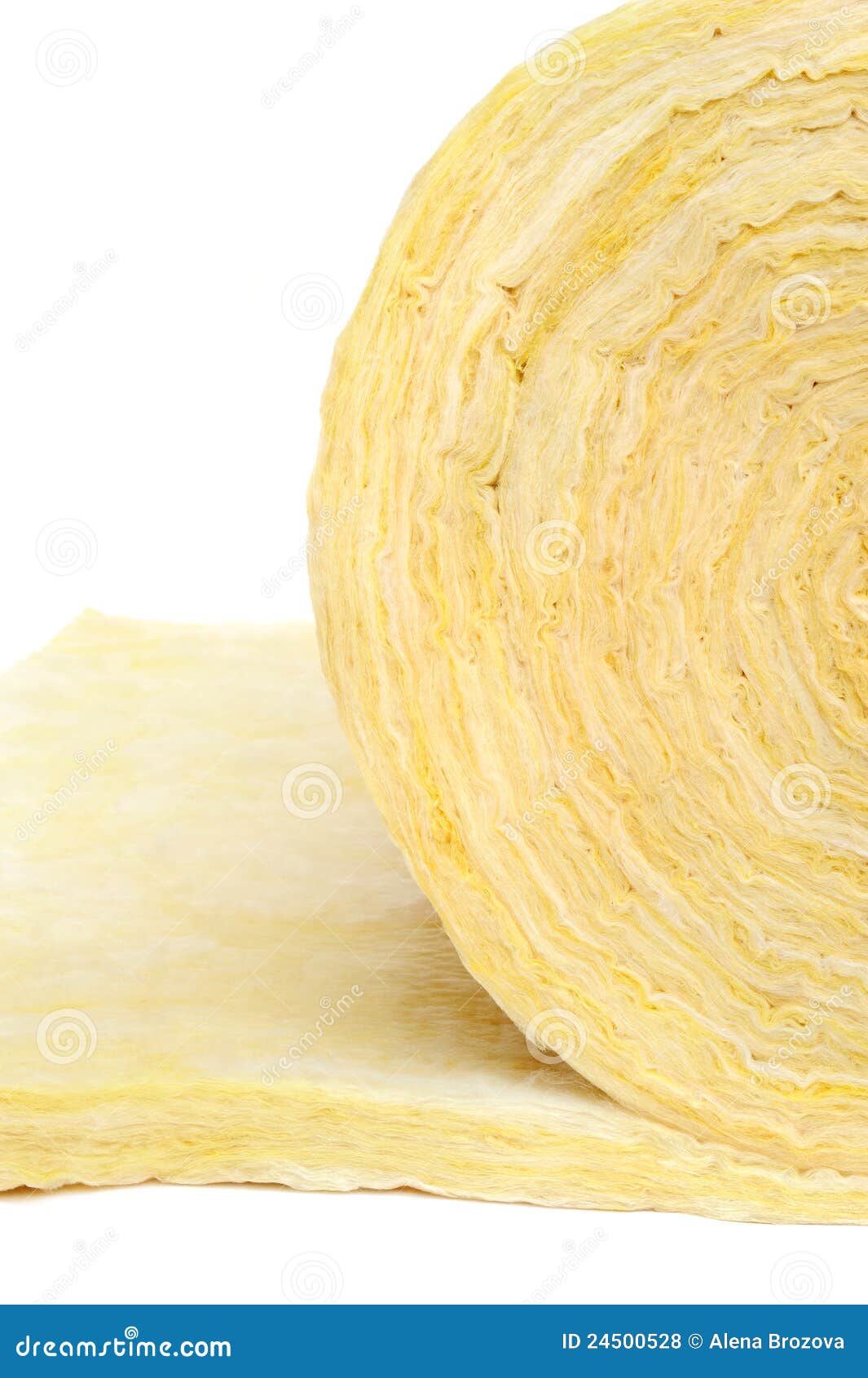 Roll of Fiberglass Insulation Material Stock Photo Image of indoor, energy 24500528