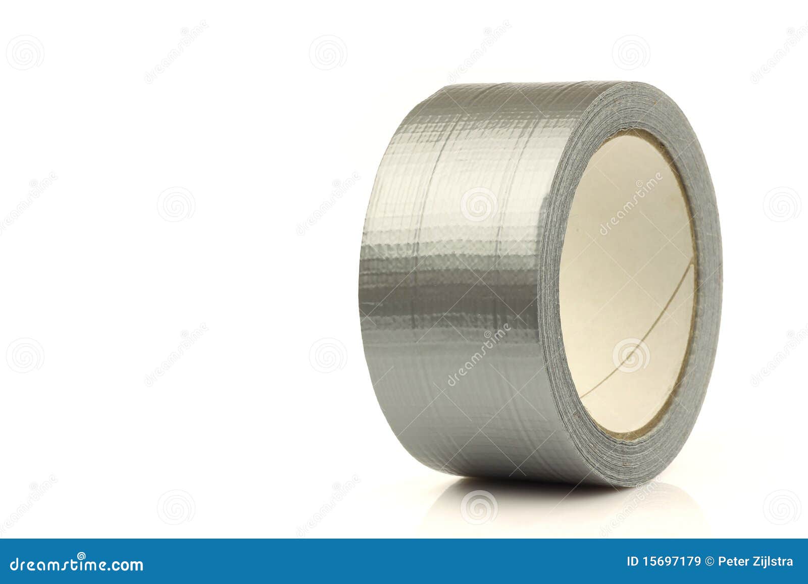 Roll of gaffer tape stock image. Image of silver, sticky 15697179