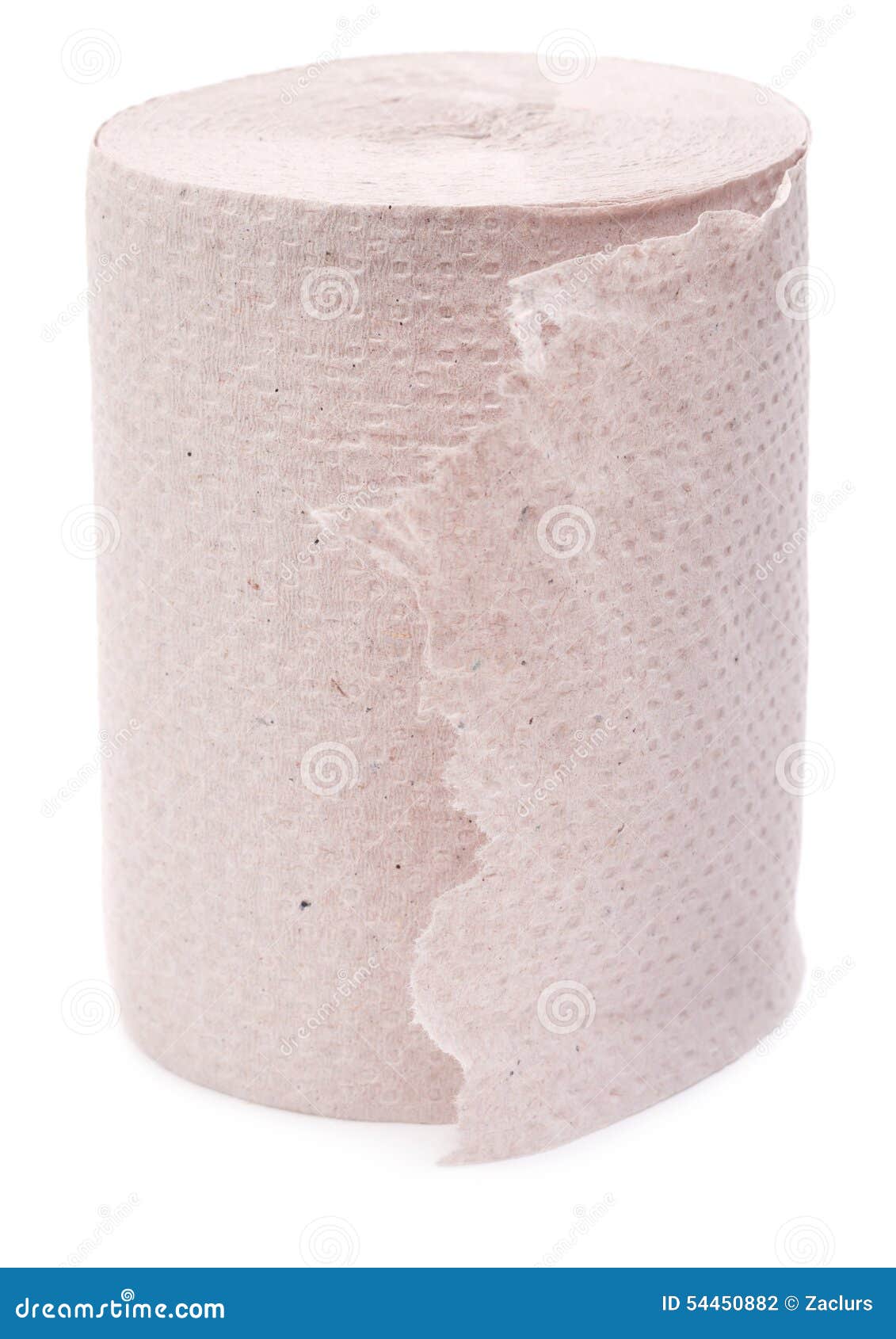 Roll of Gray Toilet Paper Isolated Stock Photo Image of recycling