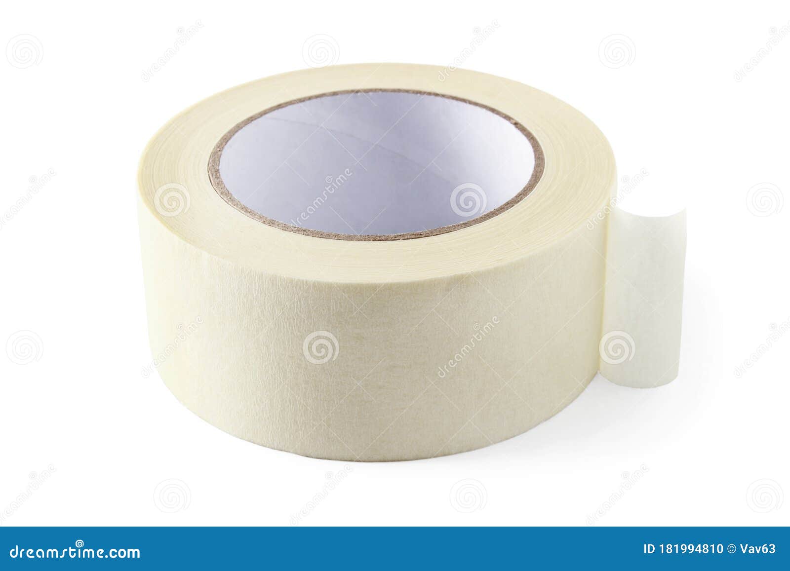 Roll of masking tape stock photo. Image of packing, circle 181994810
