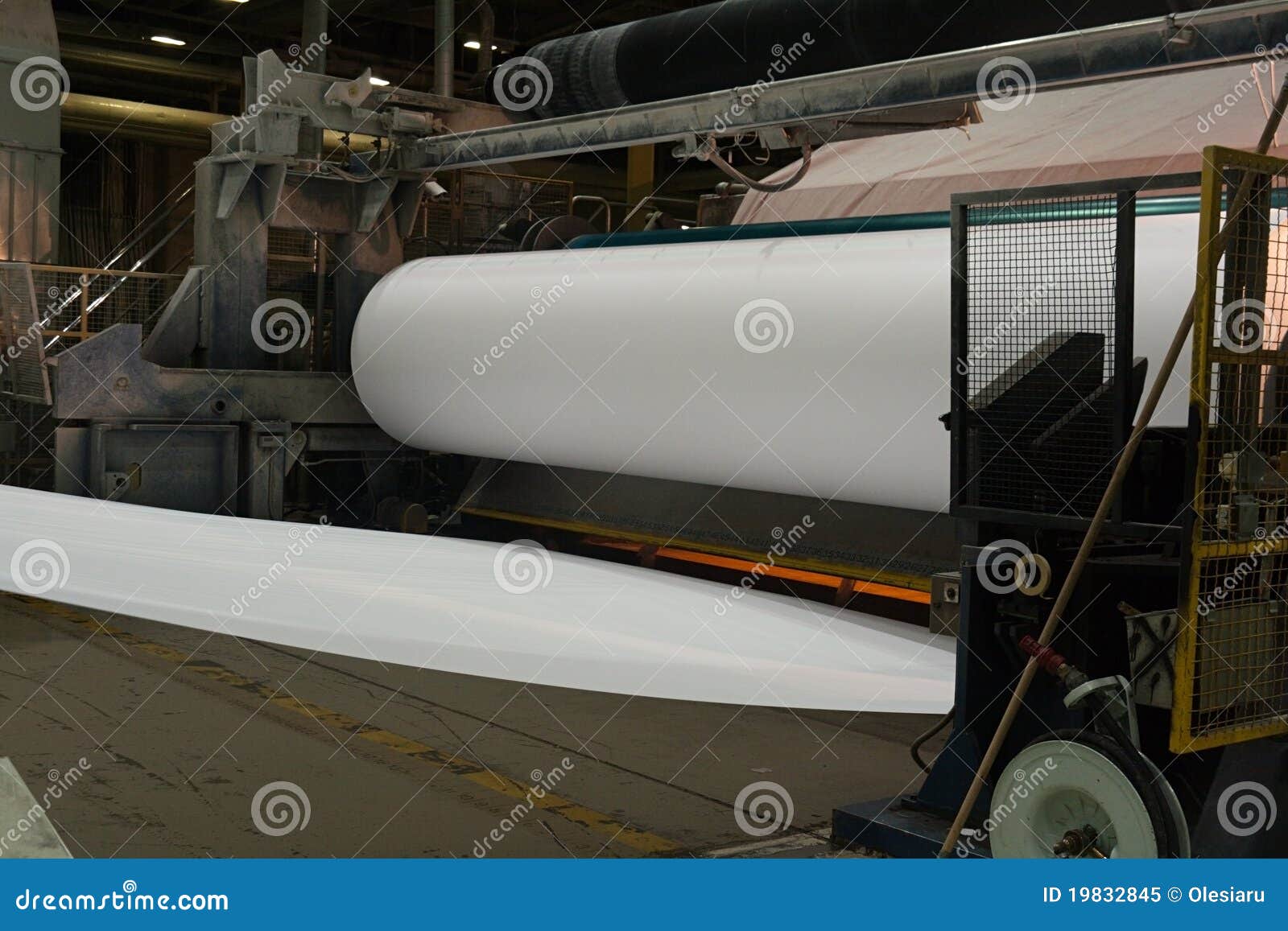 Roll and Moving Tape of Paper Stock Image Image of color, smoke 19832845