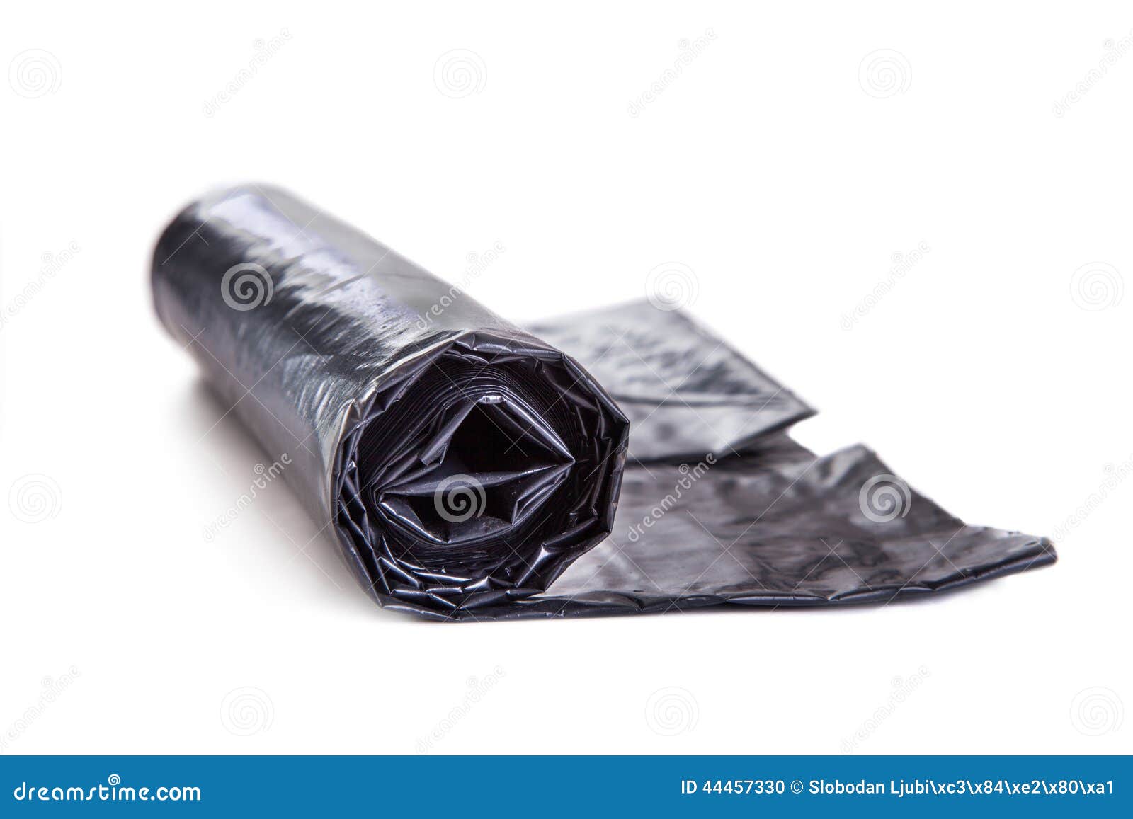 Roll of Plastic Garbage Bags Stock Photo Image of color, packet 44457330