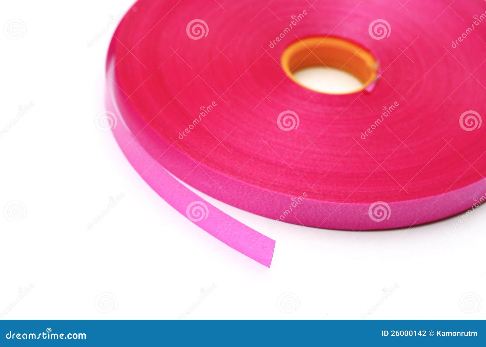 Roll ribbon color pink stock photo. Image of gift, color 26000142