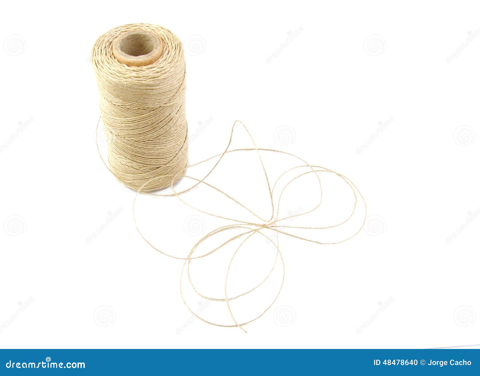 Roll of twine cord stock photo. Image of line, brown 48478640