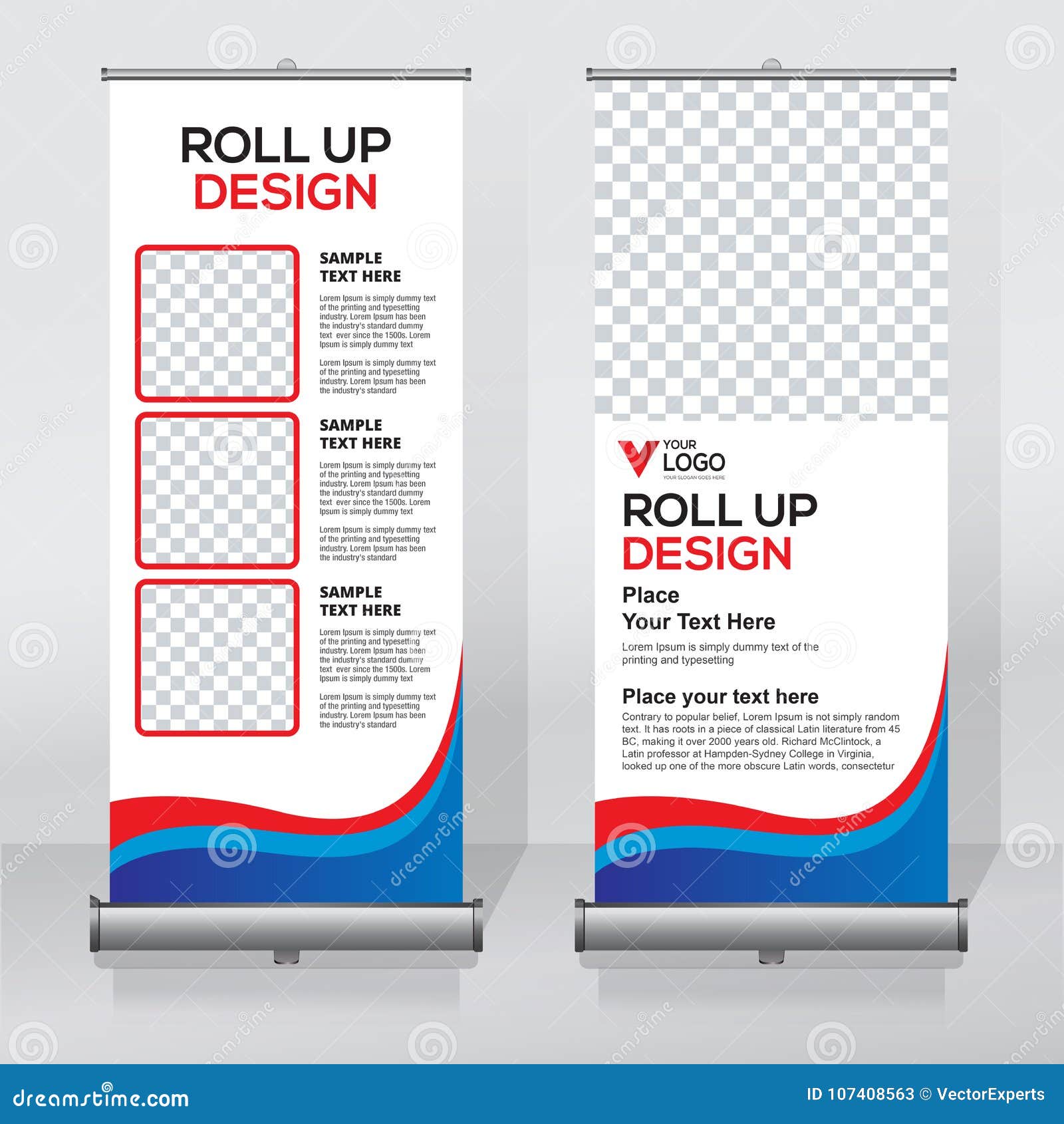 Roll Up Banner Design Template Abstract Background Pull Up Design Modern X Banner Rectangle Size Stock Vector Illustration Of Layout Estate