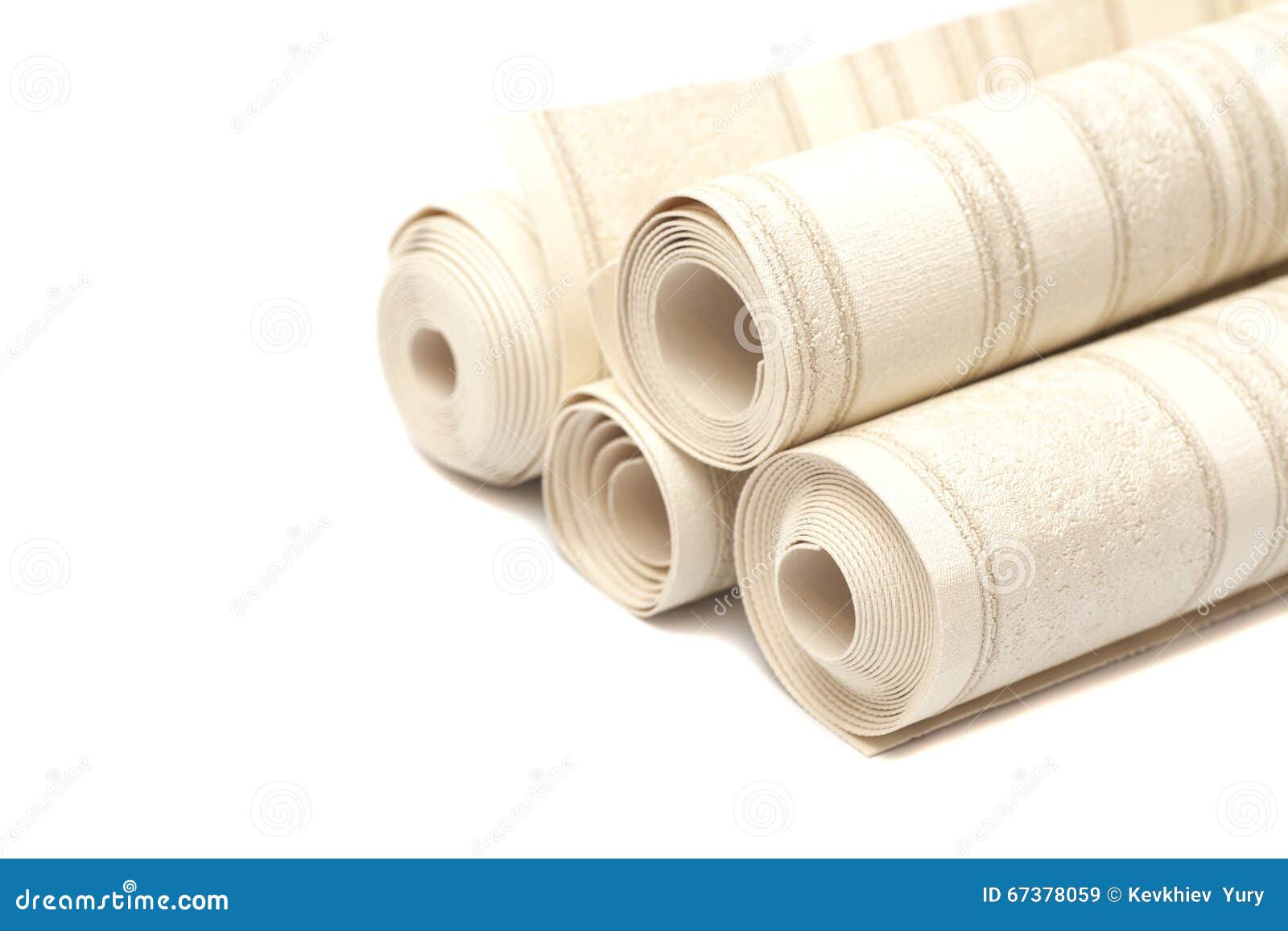 Roll of Vinyl Wallpaper on White Stock Image Image of interlining