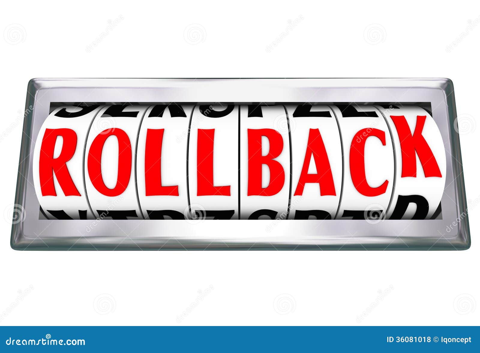 rollback word rolling back time price save money