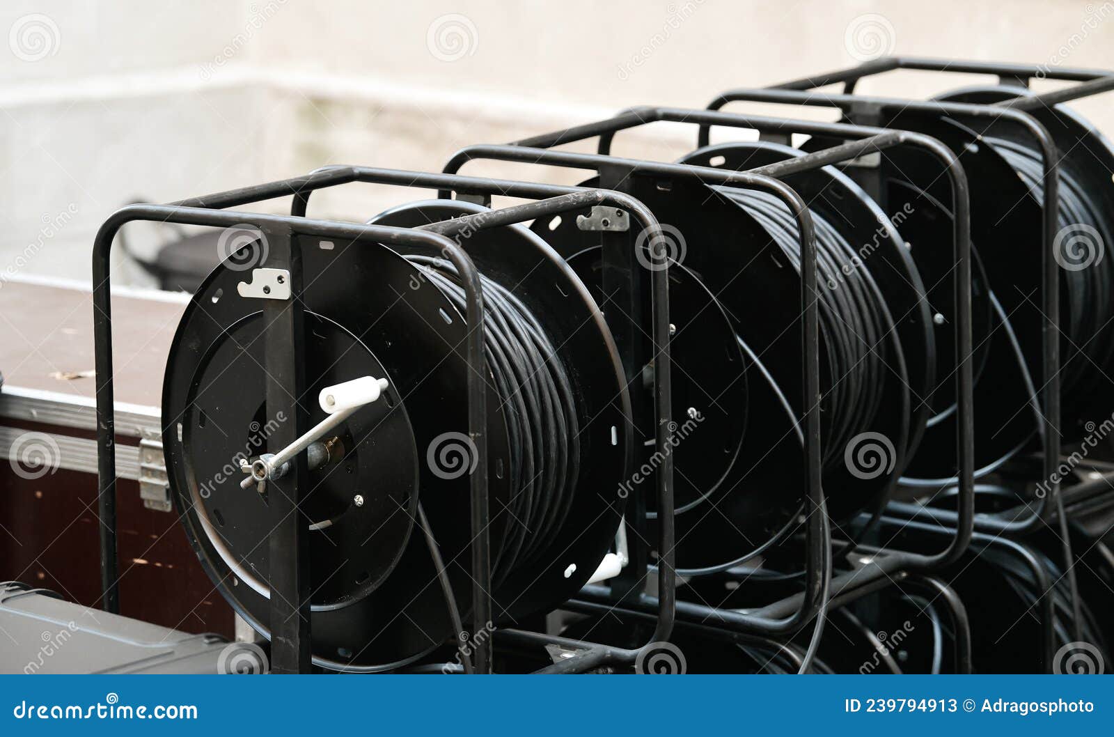 rolled sdi video transfer cables for live broadcasting event