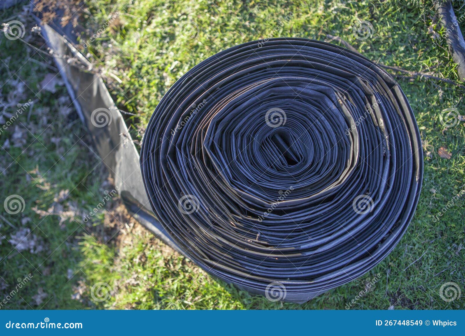 Rolled Tape of Flexible Irrigation Tubing System Stock Image Image of