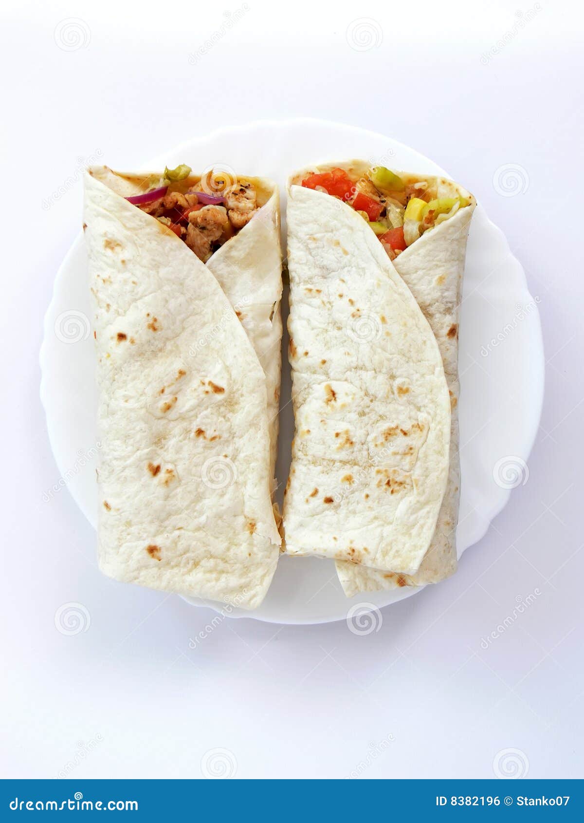 Rolled tortillas stock photo. Image of hunger, diverse 8382196