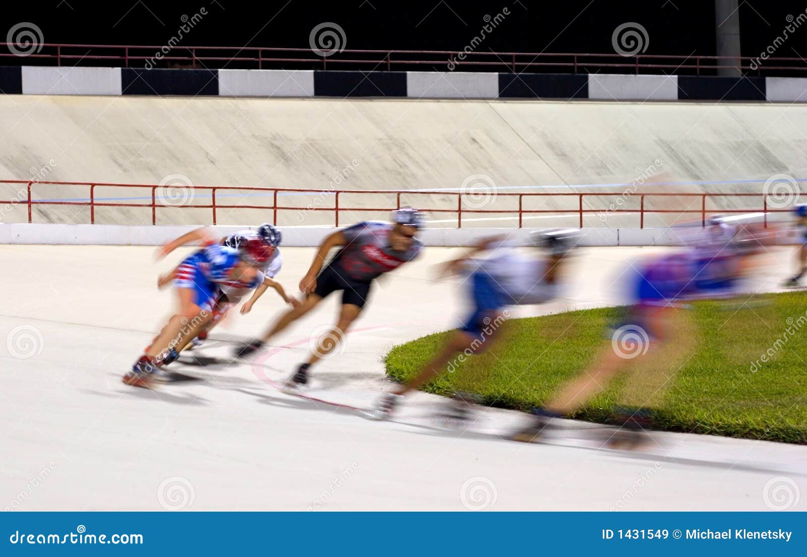 Roller Blade Racing stock image. Image of speed, quick 1431549