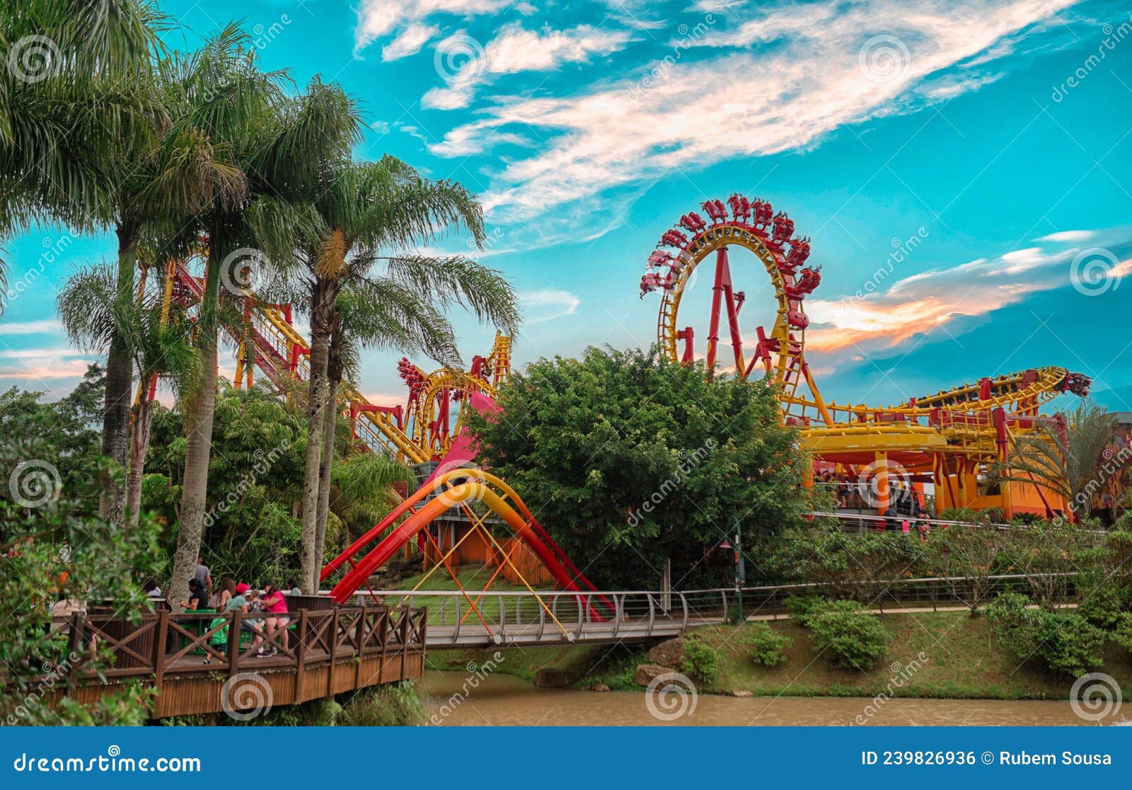 Big Tower Beto Carrero World Santa Stock Photo 1485060419