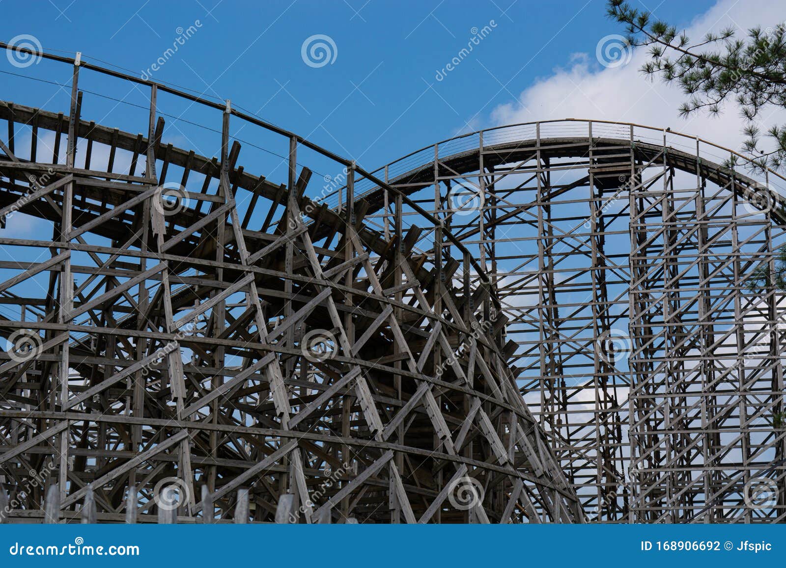 Roller Coaster. Cart in Motion Stock Photo - Image of entertainment