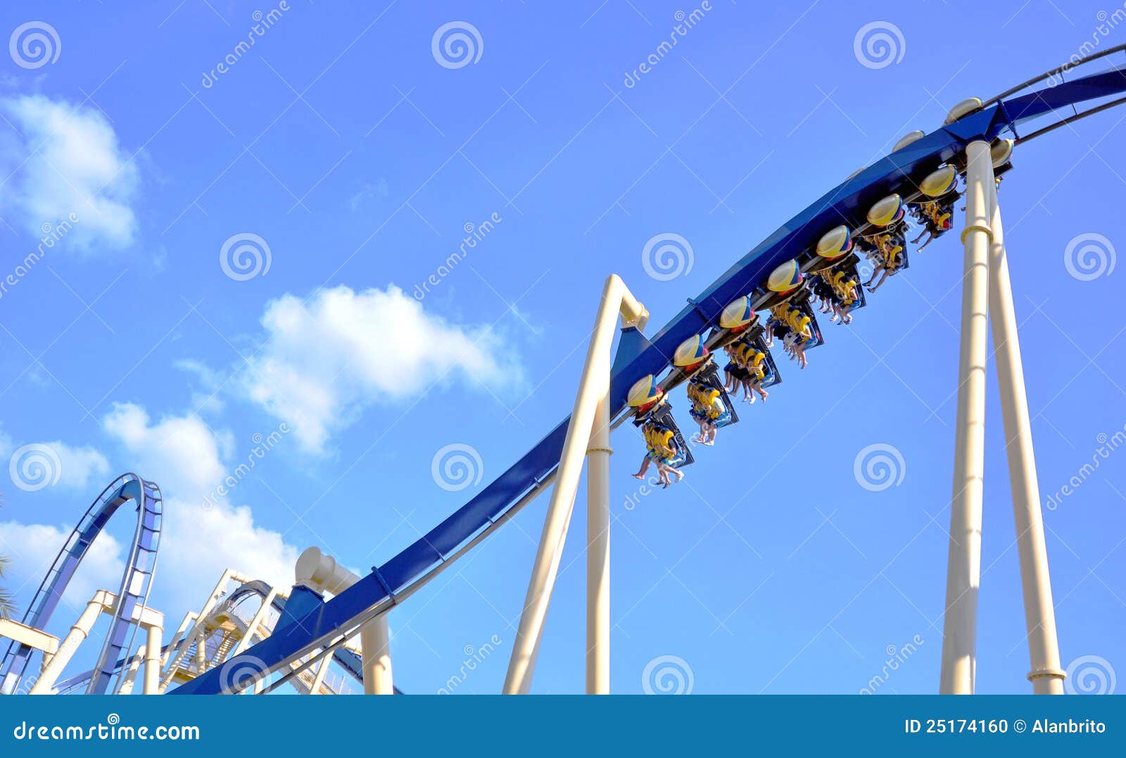 Roller coaster ride stock photo. Image of rail, extreme 25174160
