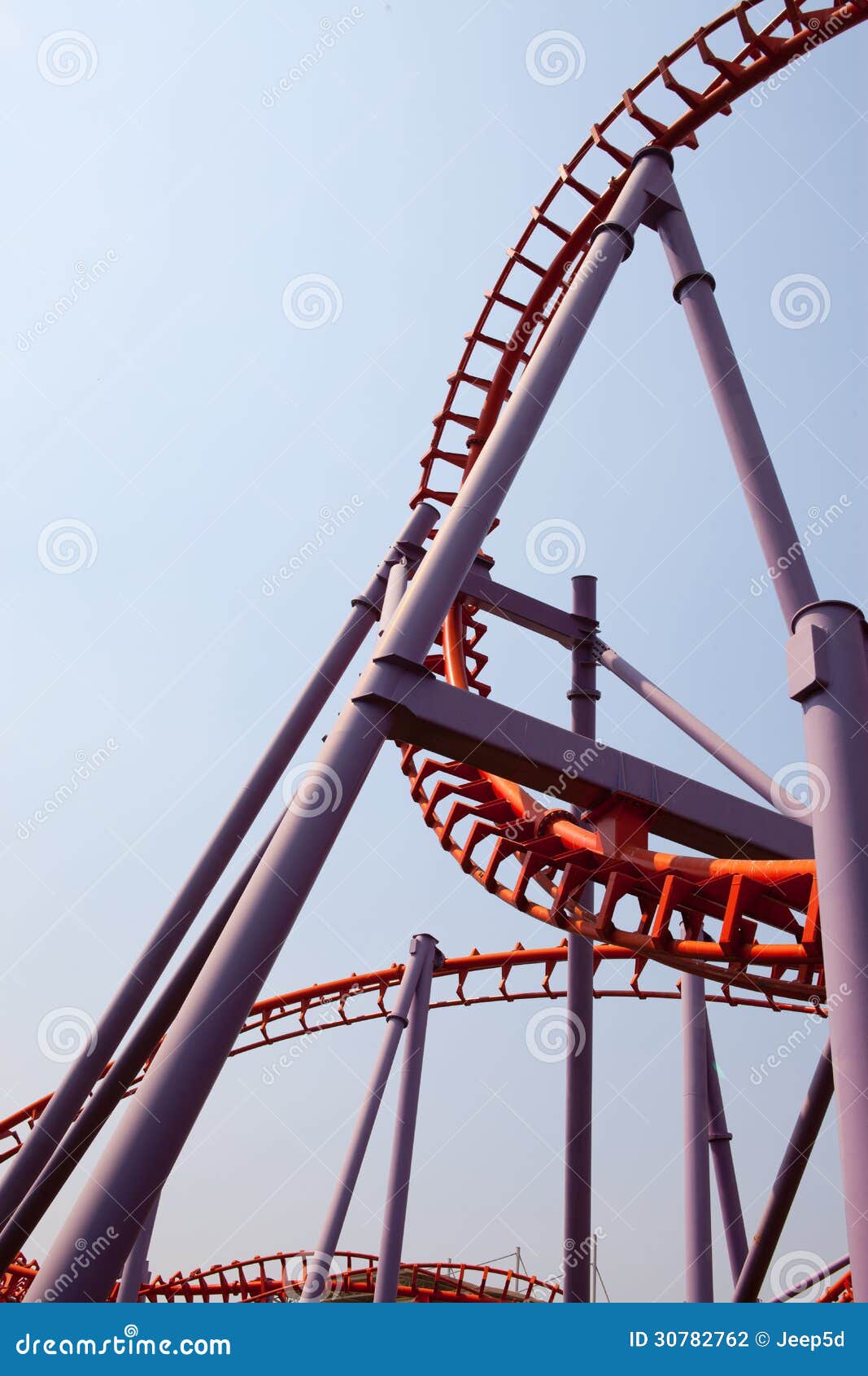 Roller coaster in thailand stock photo. Image of childhood - 30782762