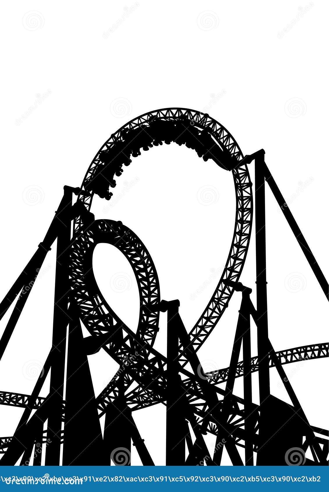 Roller Coaster Transparent Icon. Roller Coaster Symbol Design Fr Vector ...