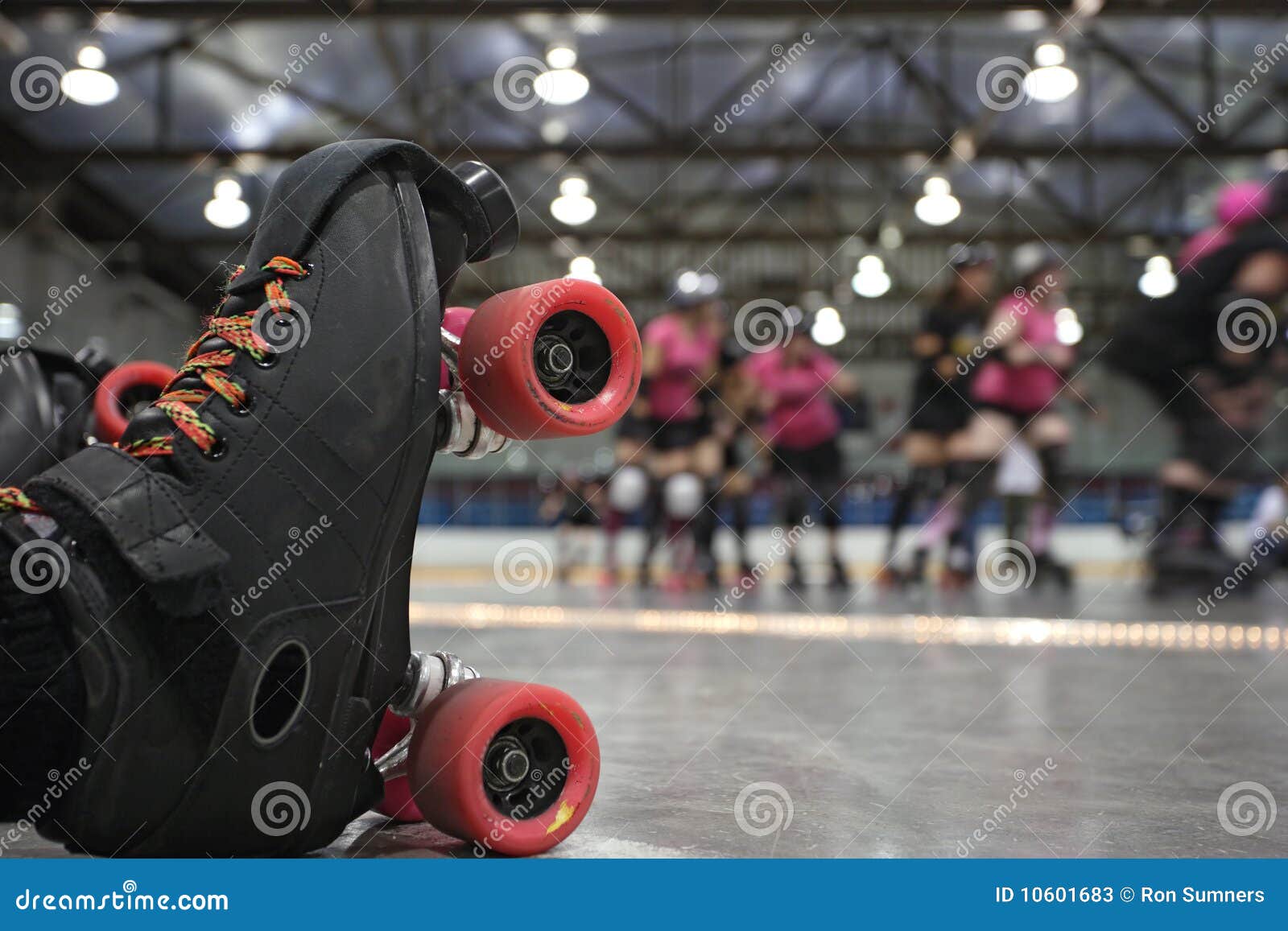 Roller derby skater fall stock image. Image of action 10601683