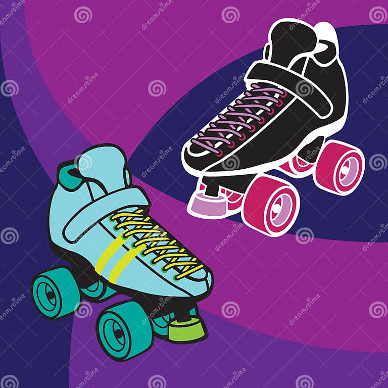 Roller Derby Skates stock vector. Illustration of derby 14507633