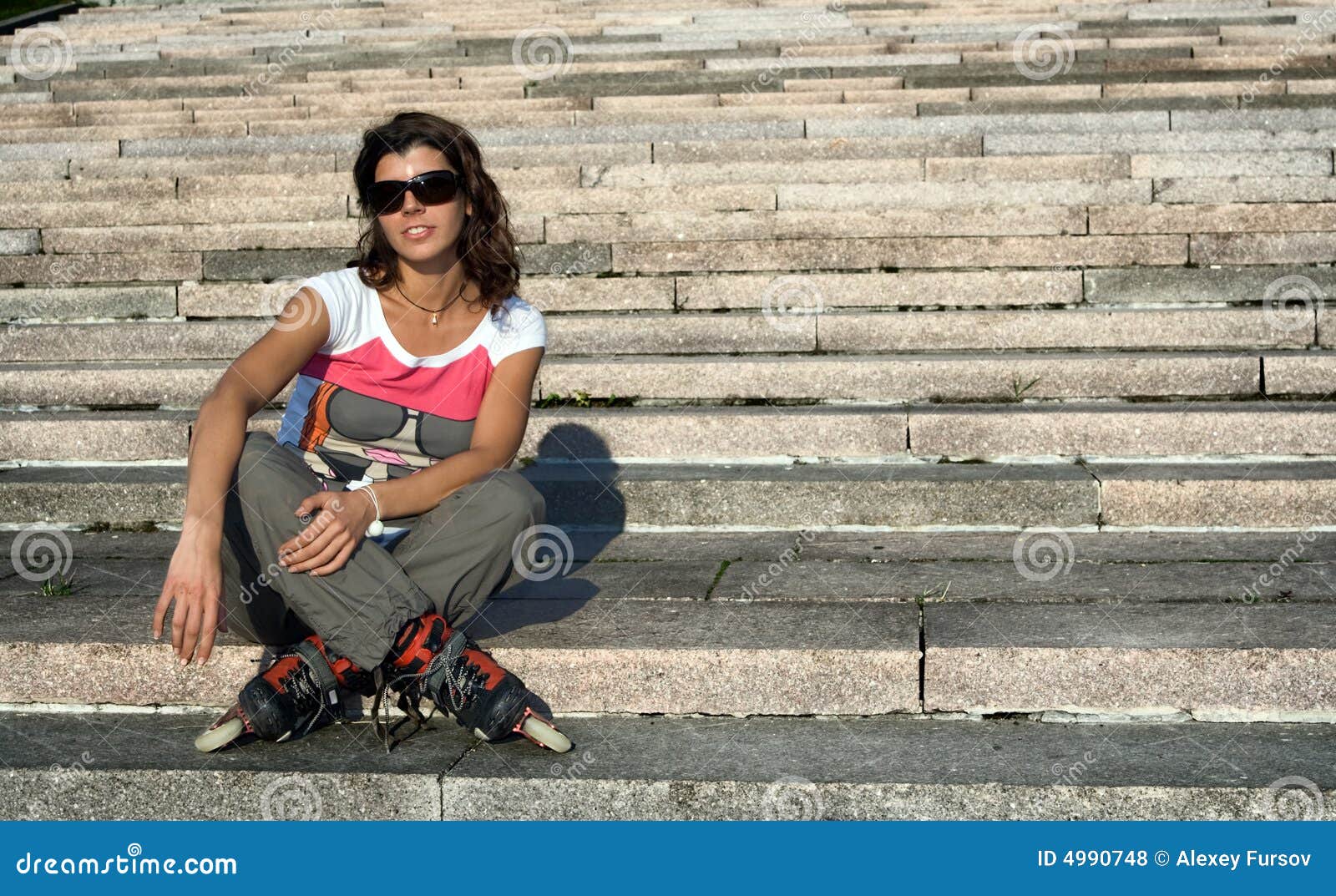 Roller girl stock photo. Image of activities, lifestyle 4990748