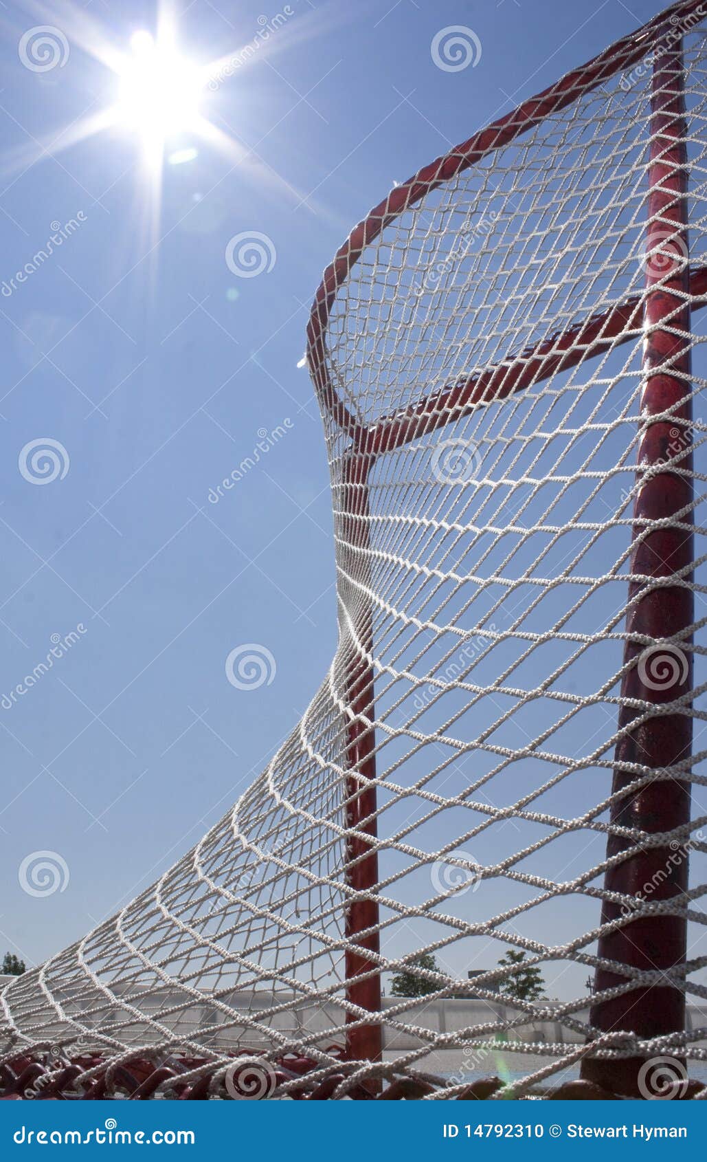 Roller Hockey Net stock photo. Image of post, skate, outdoor 14792310