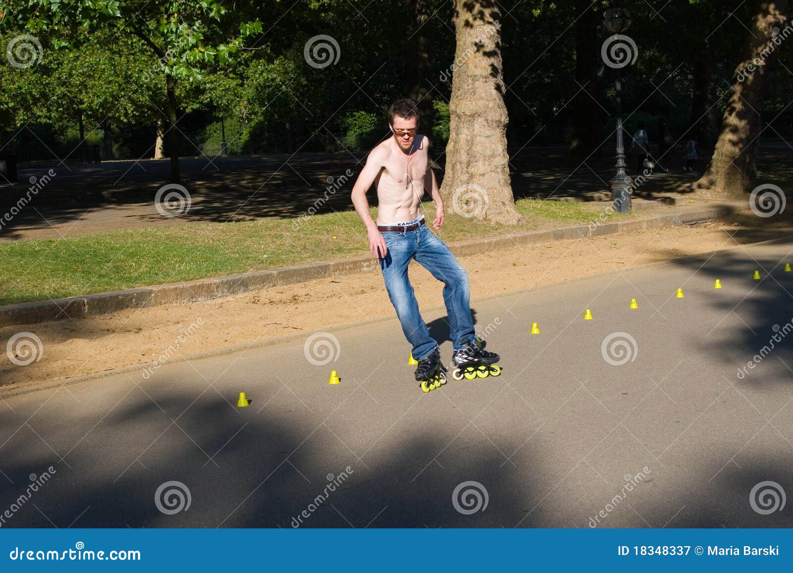 Roller on Hyde Park, London. Editorial Photography Image of united
