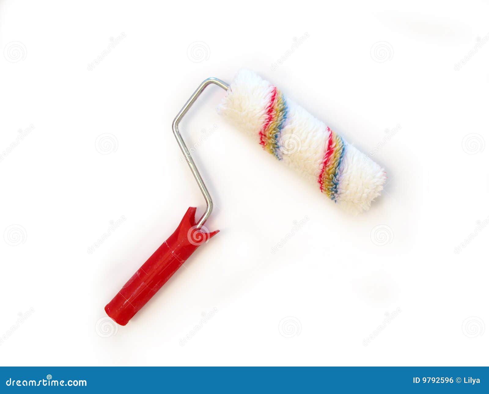 Roller, paintbrush stock photo. Image of decorating, home 9792596