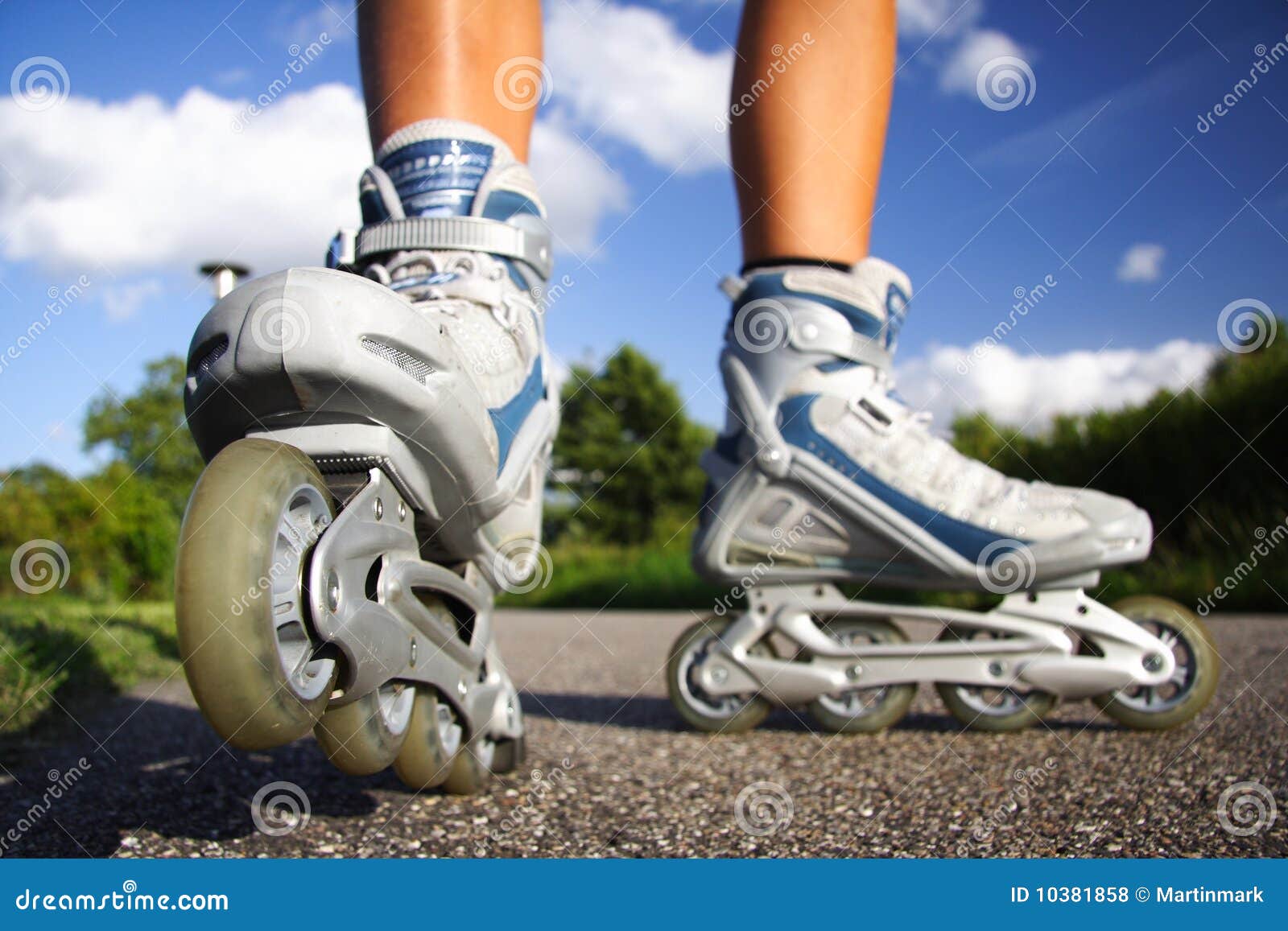 Rollerblades / Inline Skates Stock Photo Image of race, person 10381858