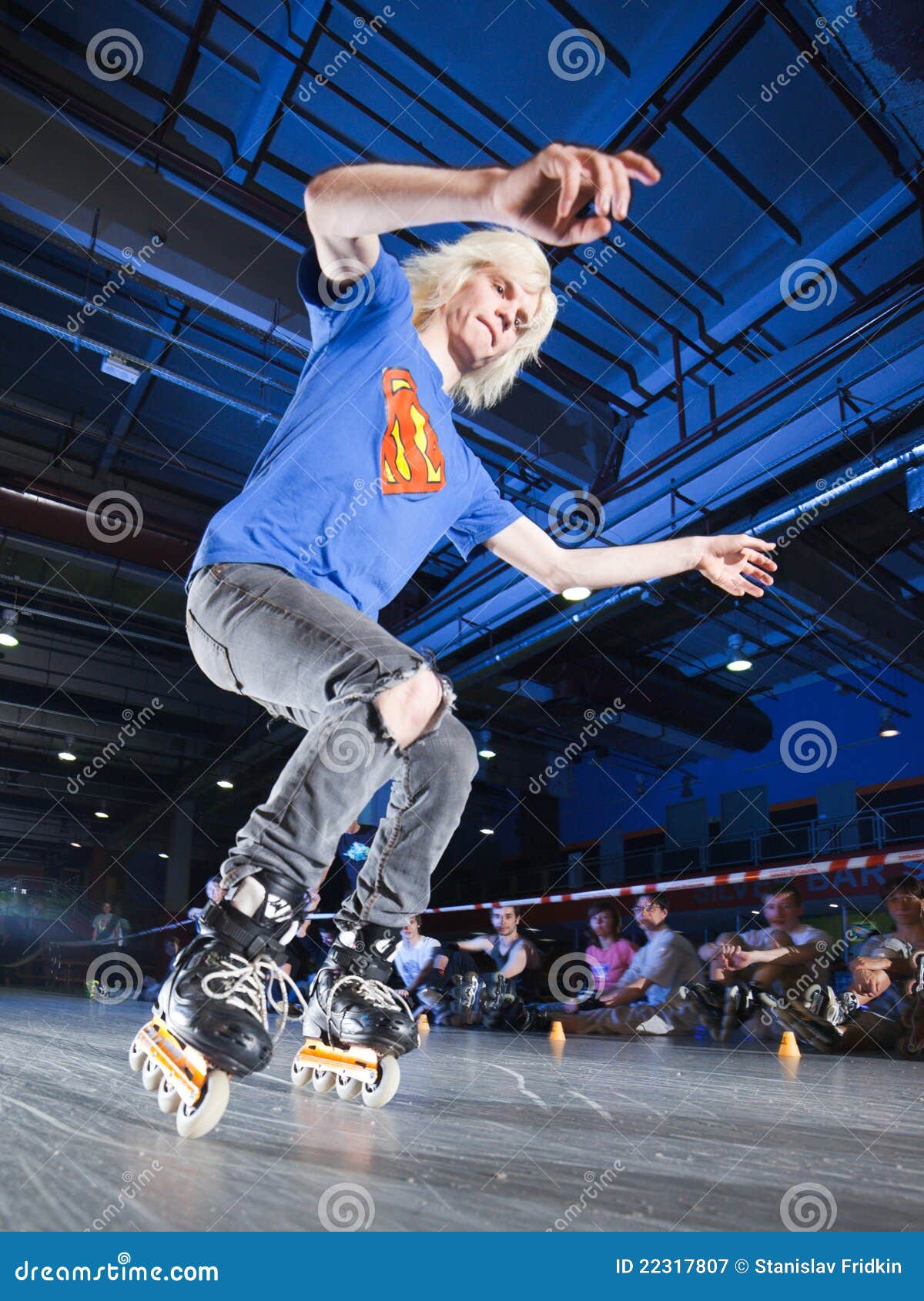 Rollerblading competition editorial photography. Image of championship