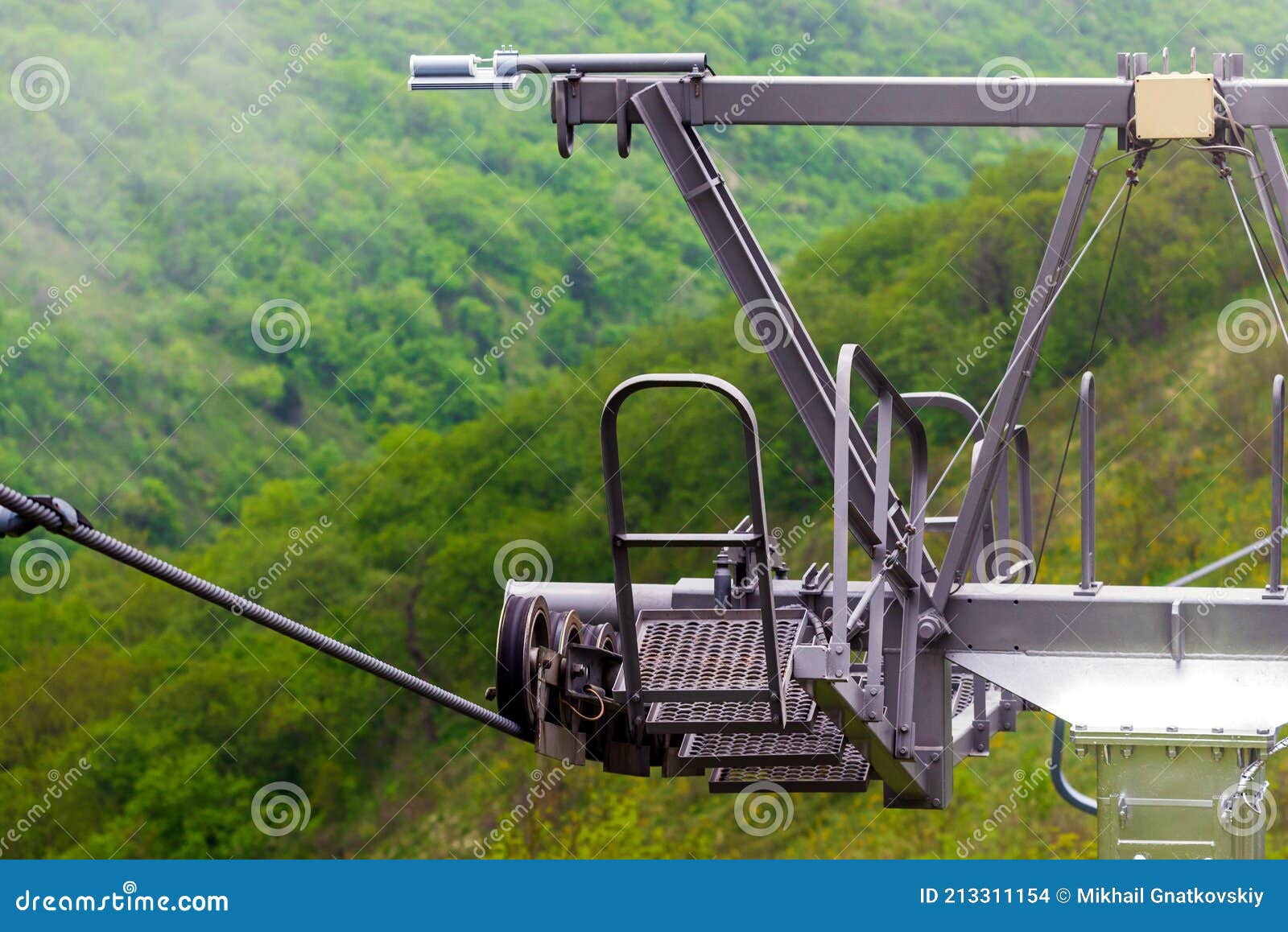 Rollers and Pulleys of Cable Car or Funicular Stock Photo Image of