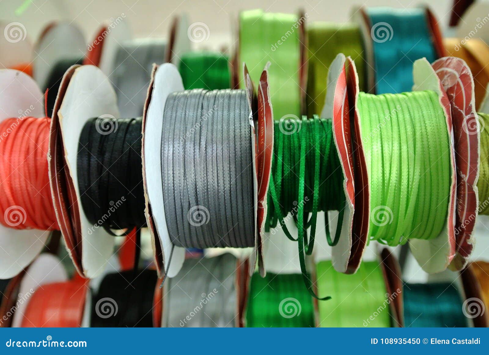 Colored Tape For Packing Flowers RoyaltyFree Stock Image