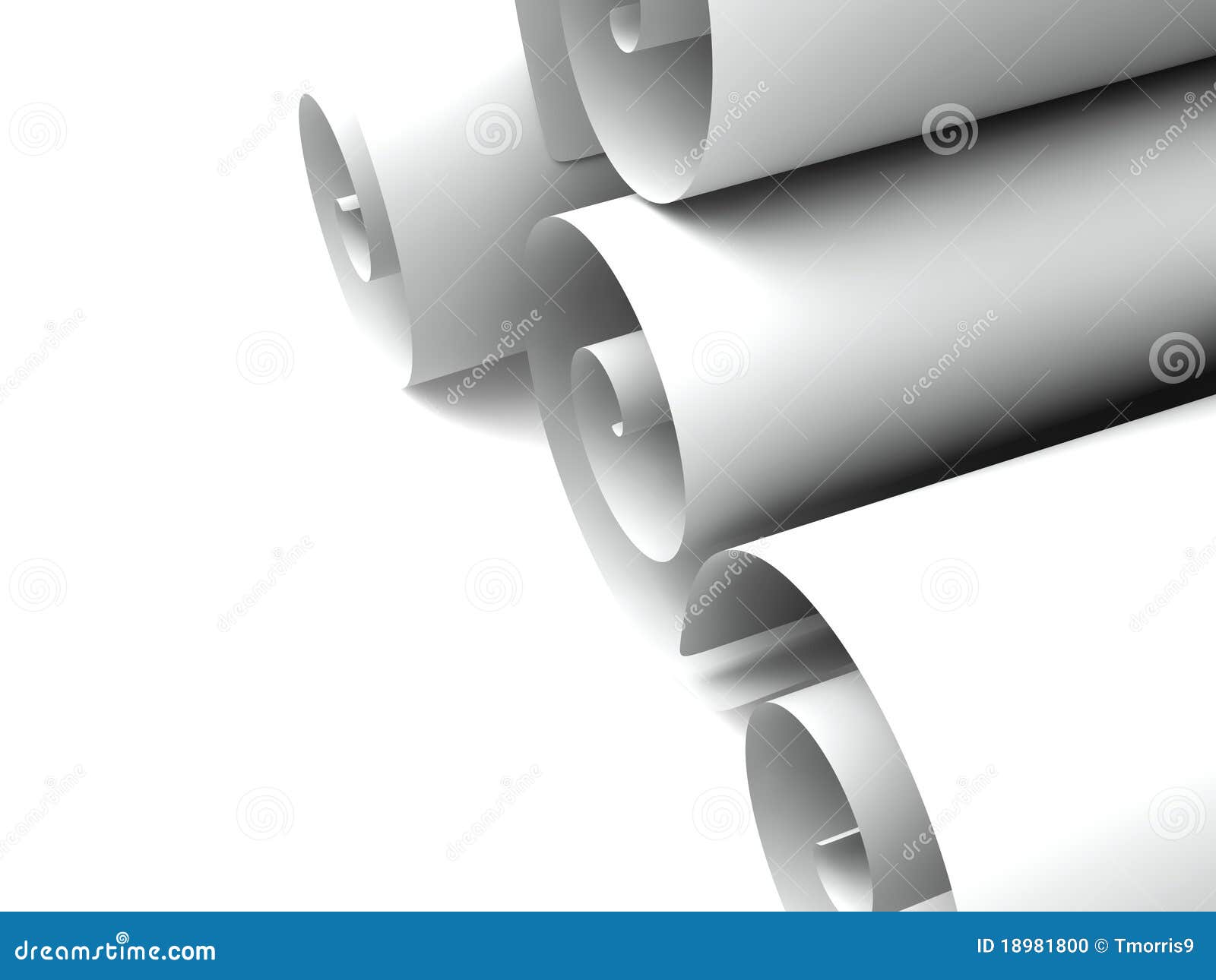 Rolls of paper stock illustration. Illustration of ends 18981800