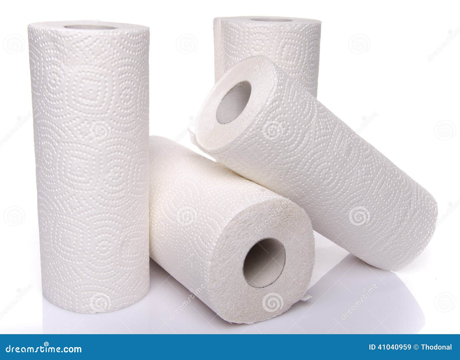 Rolls of paper towels stock image. Image of house clean 41040959