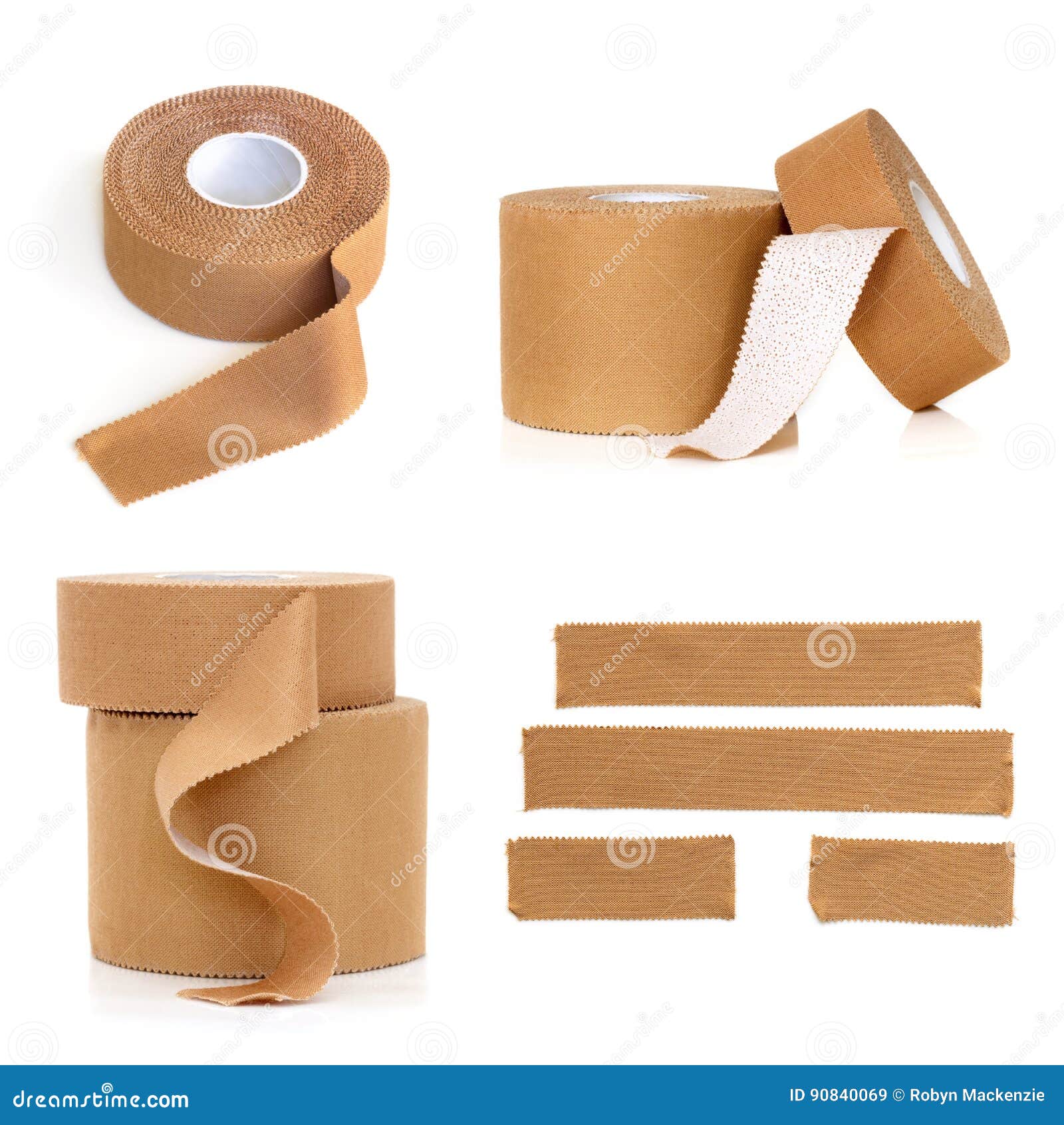 Rolls Physio Strapping Tape Isolated Stock Photos Free & RoyaltyFree