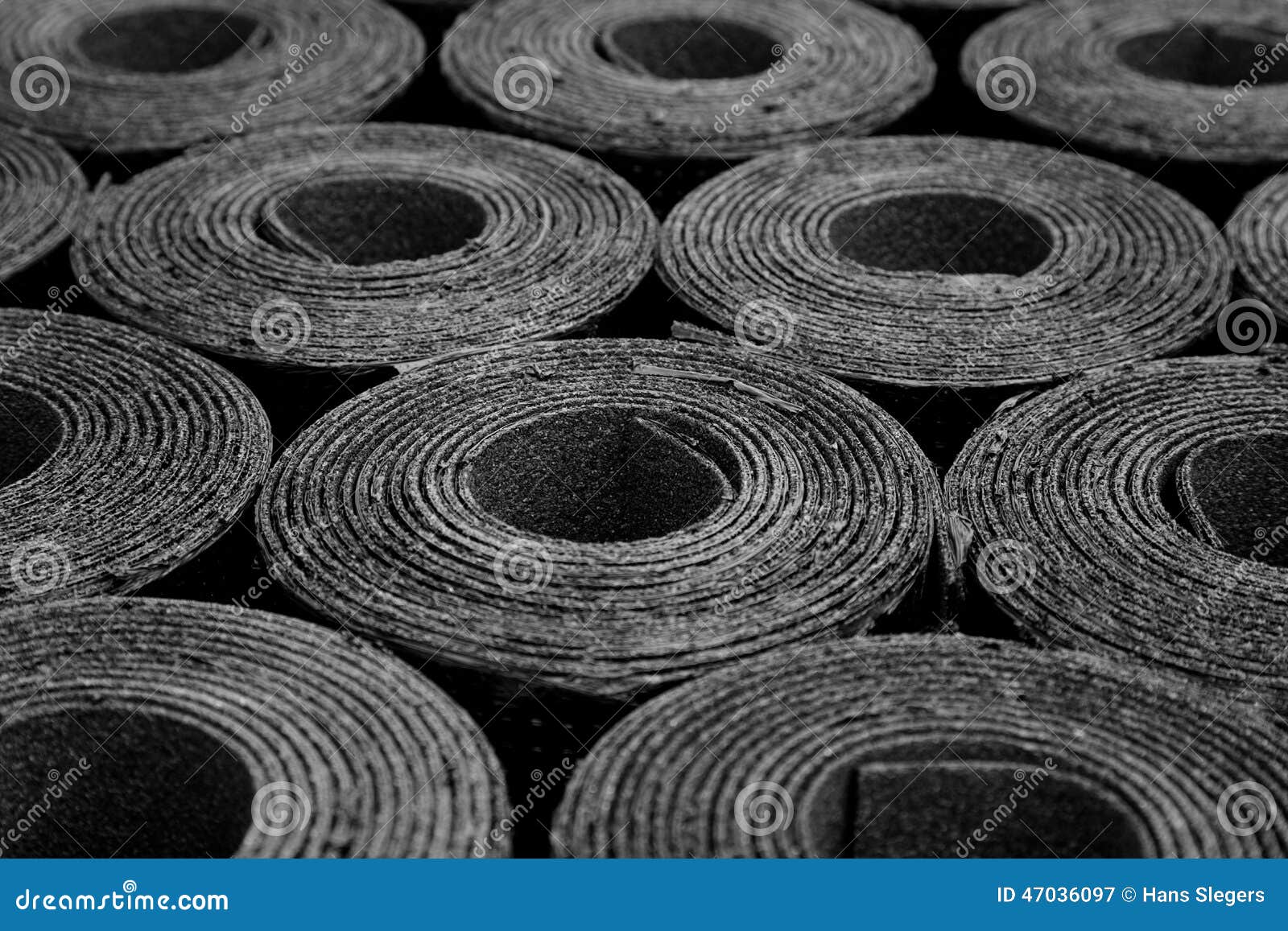 The Roofing Felt Asbestos. RoyaltyFree Stock Image