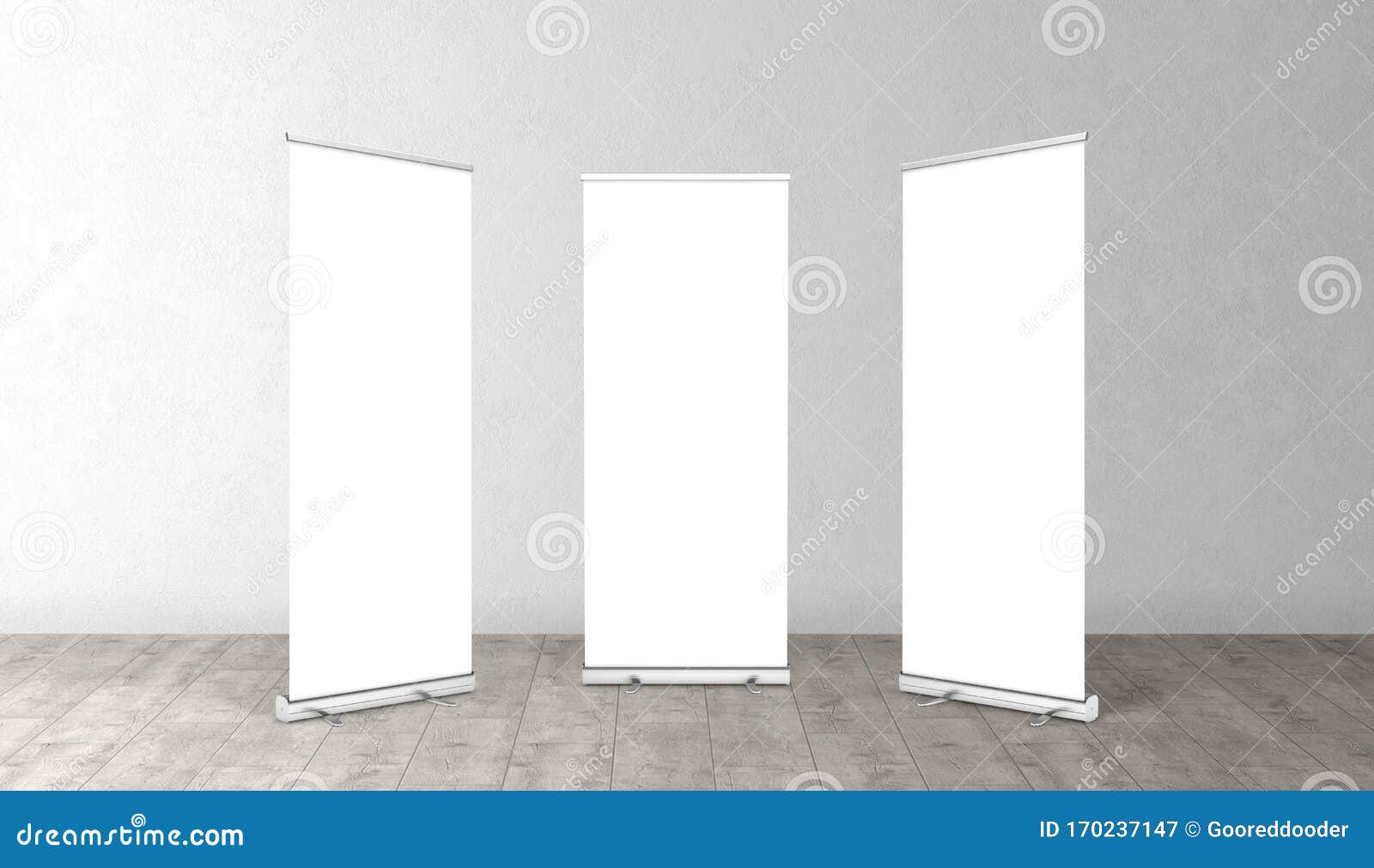vertical empty white roll up for print. rollup banners stand. blank template mockups.