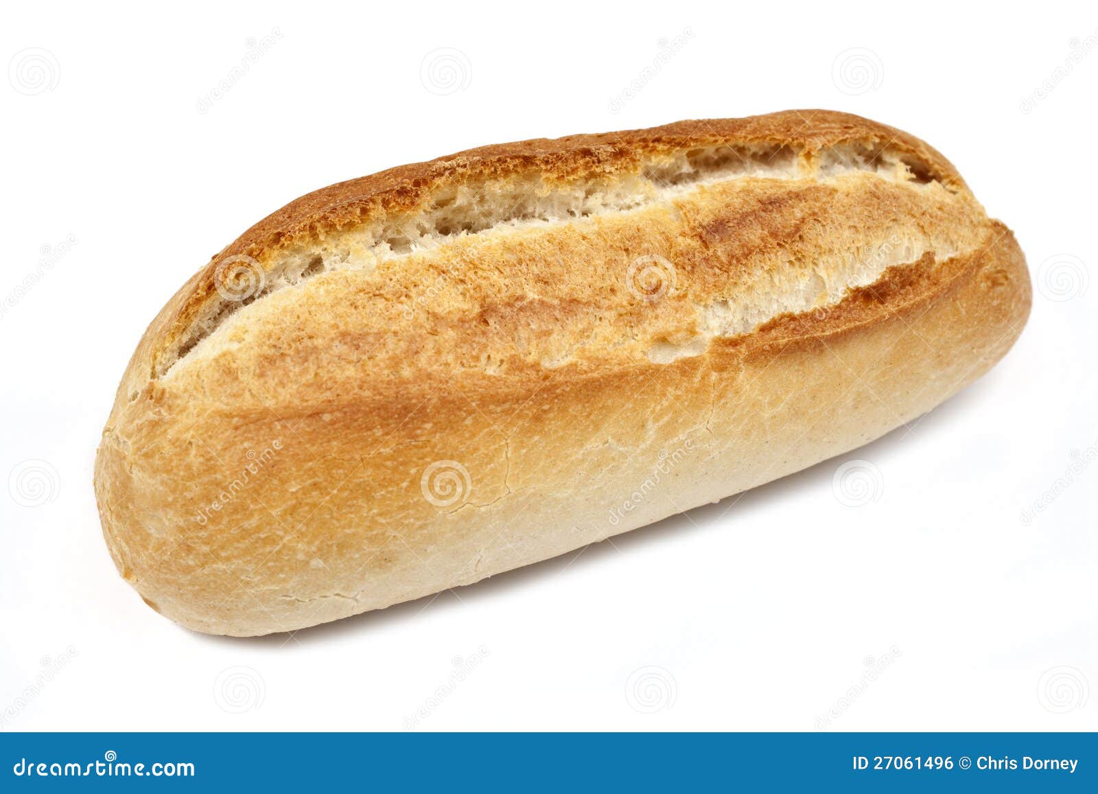 Rolo de pão foto de stock. Imagem de lado, cozinhar, branco - 27061496