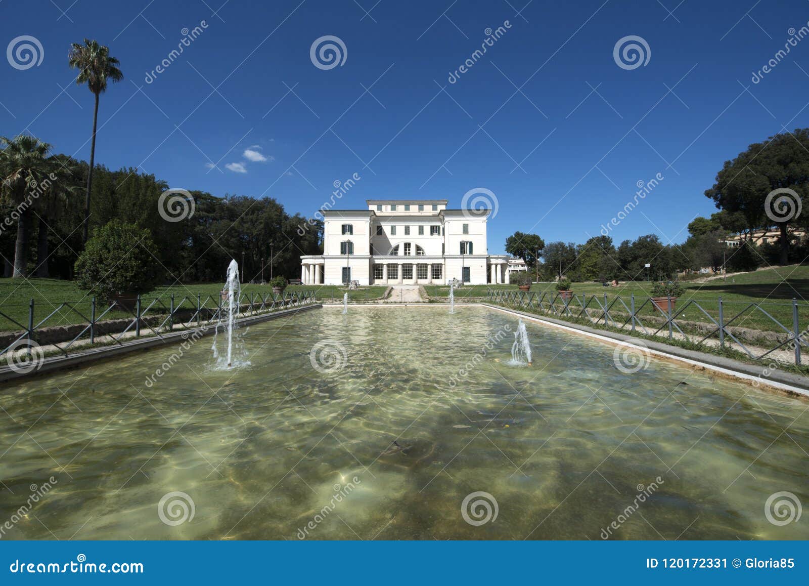 Roma, Casa De Campo Torlonia - Casino Nobile Imagem de Stock - Imagem ...