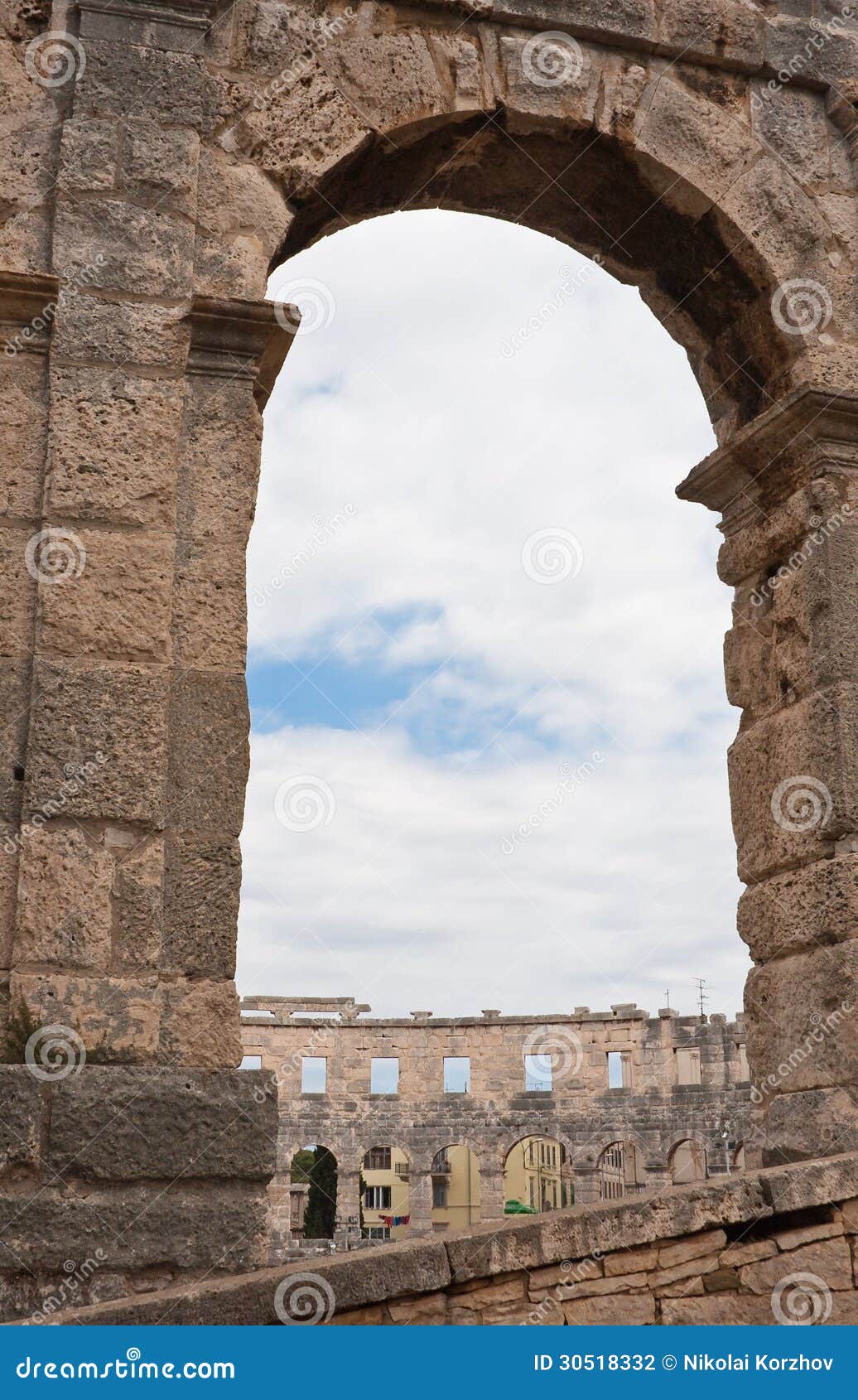 roman amphitheate. pula, croatia
