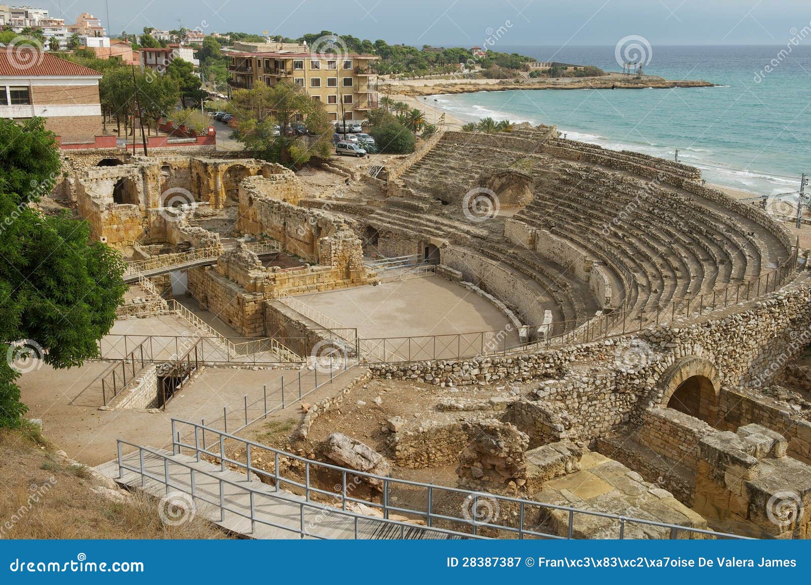 roman amphitheater, tarragona, spain