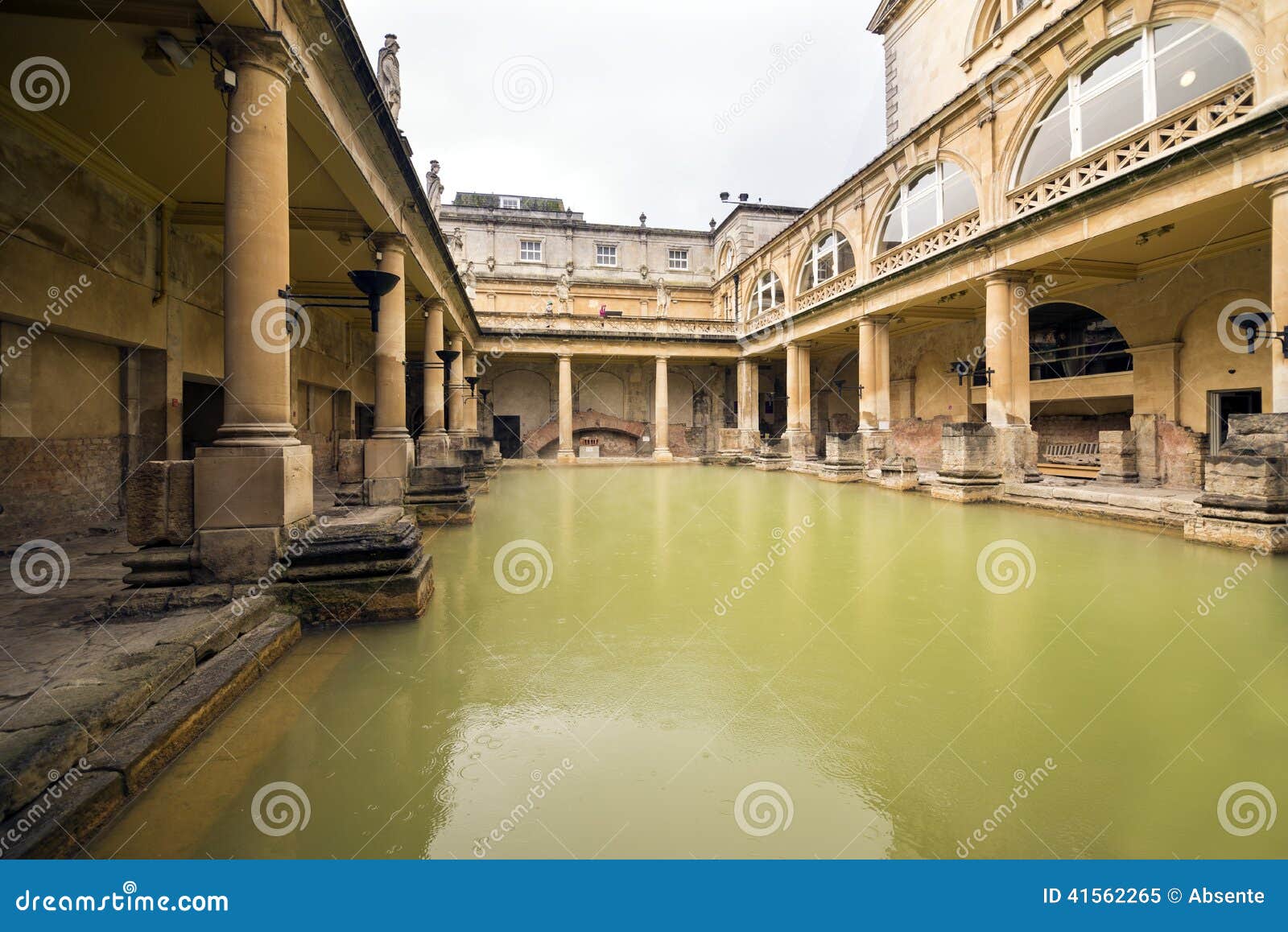 Roman Bath in England stock image. Image of bathhouse 41562265