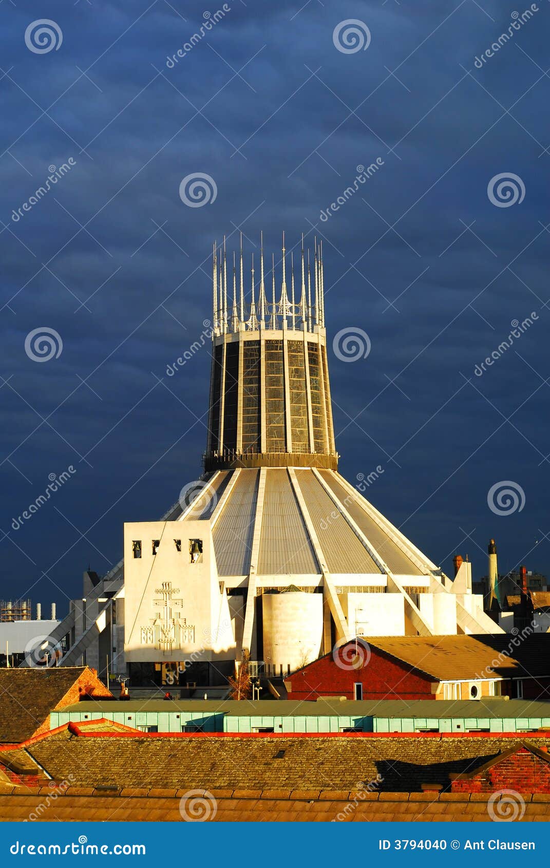 Roman Catholic Cathedral, Liverpool Stock Photo - Image of ...