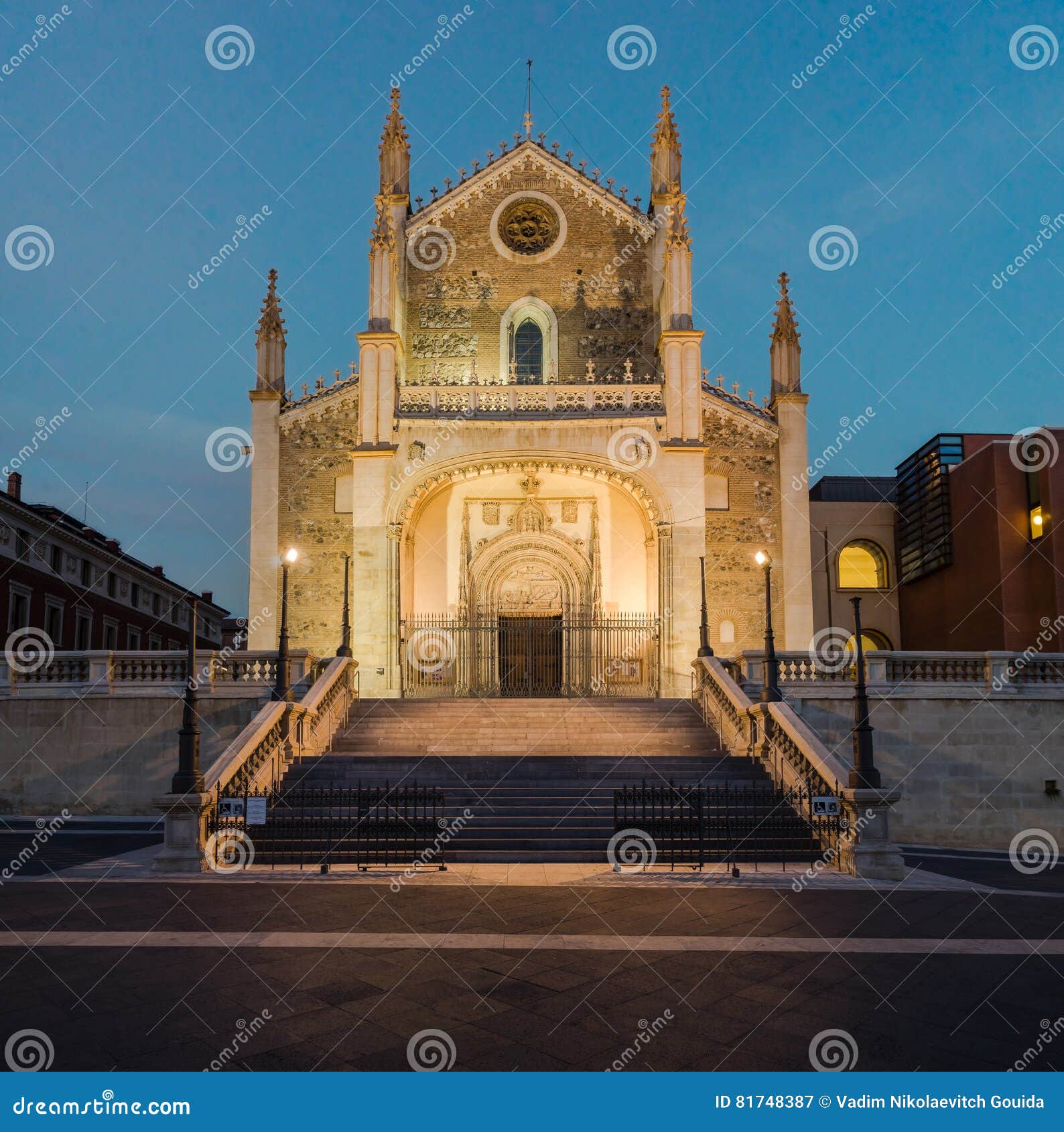 roman catholic church san jerÃÂ³nimo el real, madrid, spain