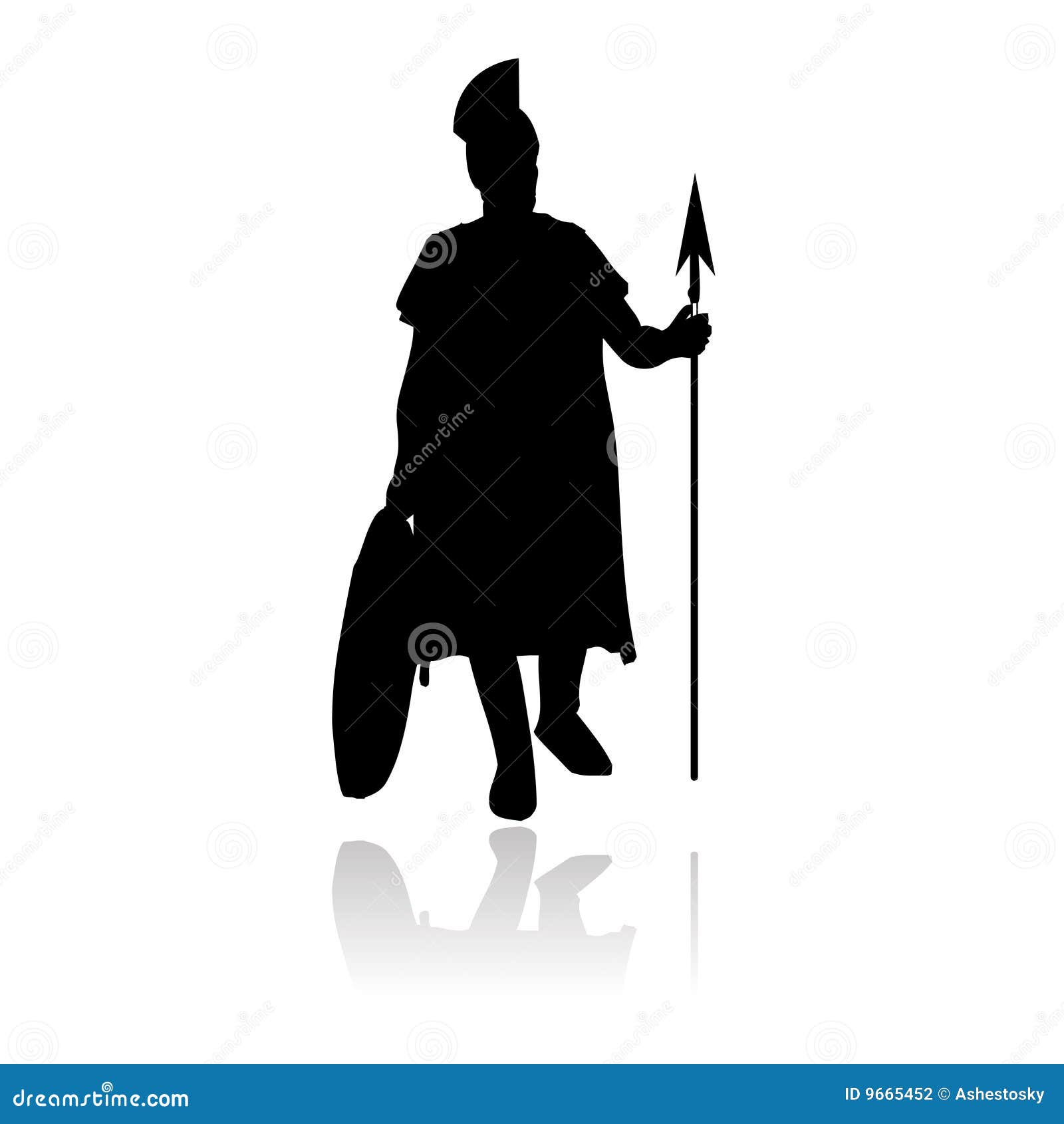 roman centurion  silhouette