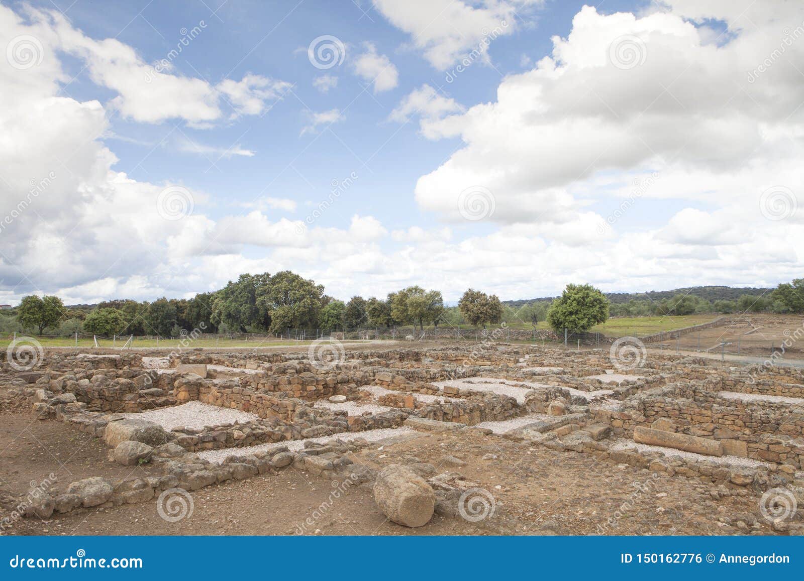 the roman city of cÃÂ¡parra in extremadura, spain