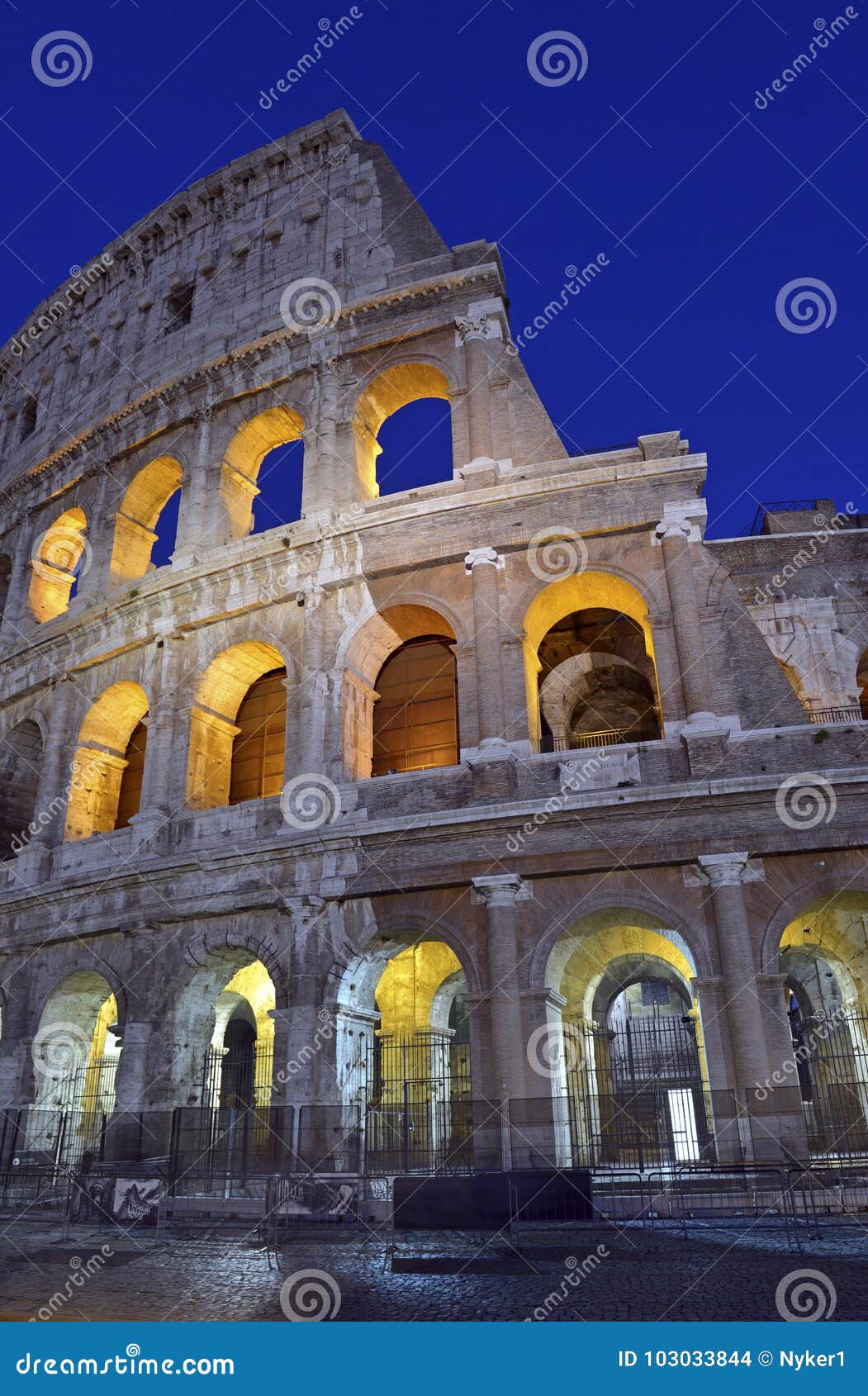 the roman colosseum, a place where gladiators fought as well as being a venue for public entertainment, rome