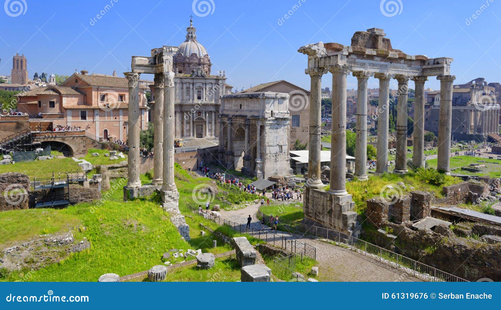 roman forum in italy